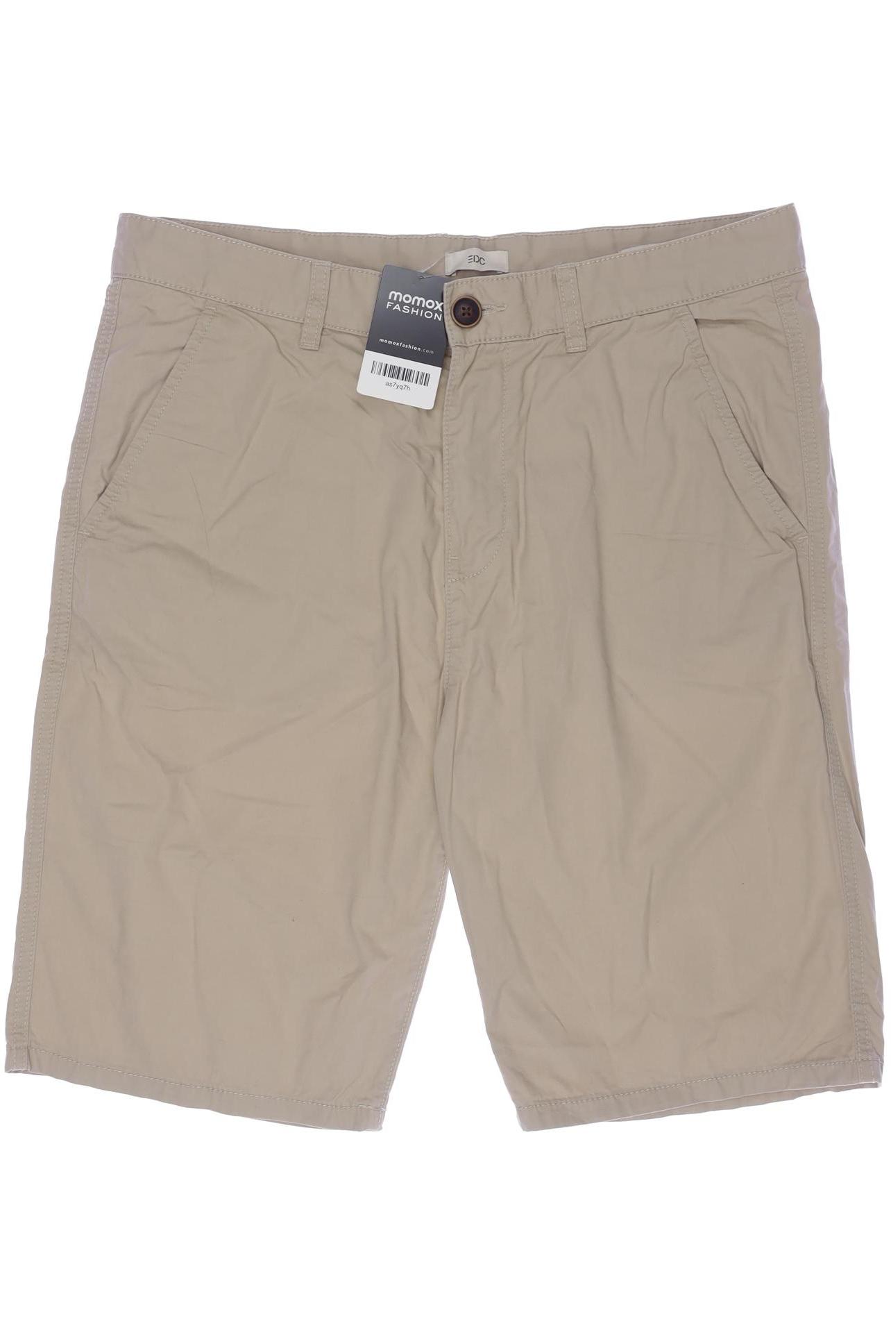 

edc by Esprit Herren Shorts, beige, Gr. 32