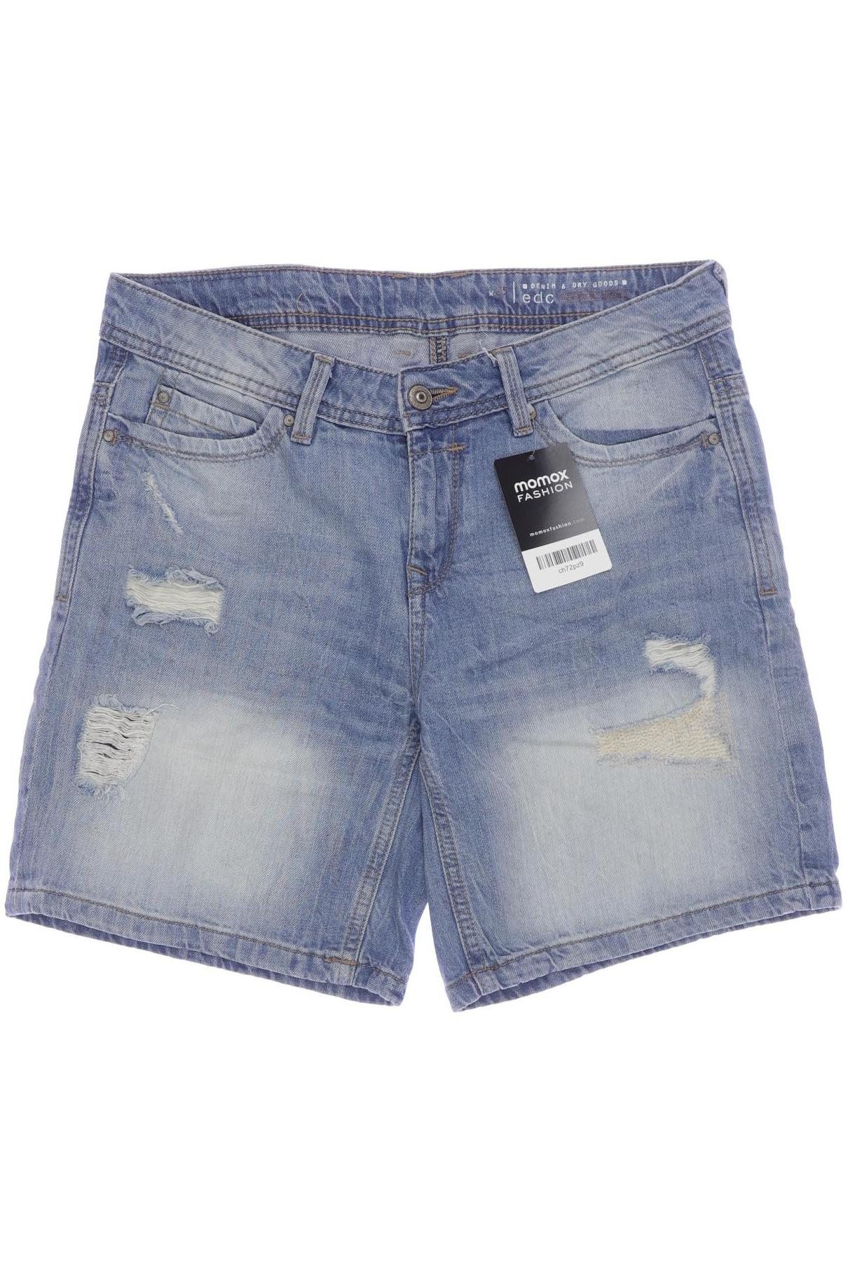 

edc by Esprit Damen Shorts, blau, Gr. 25