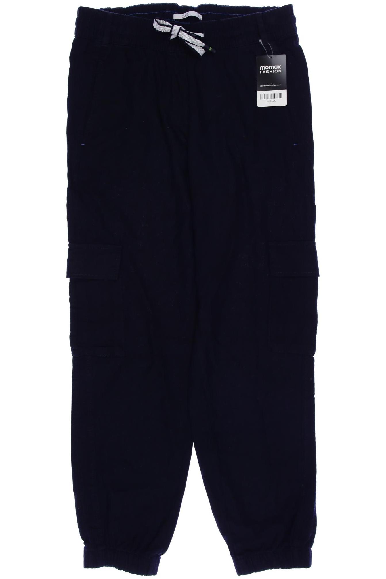 

edc by Esprit Damen Stoffhose, marineblau, Gr. 36