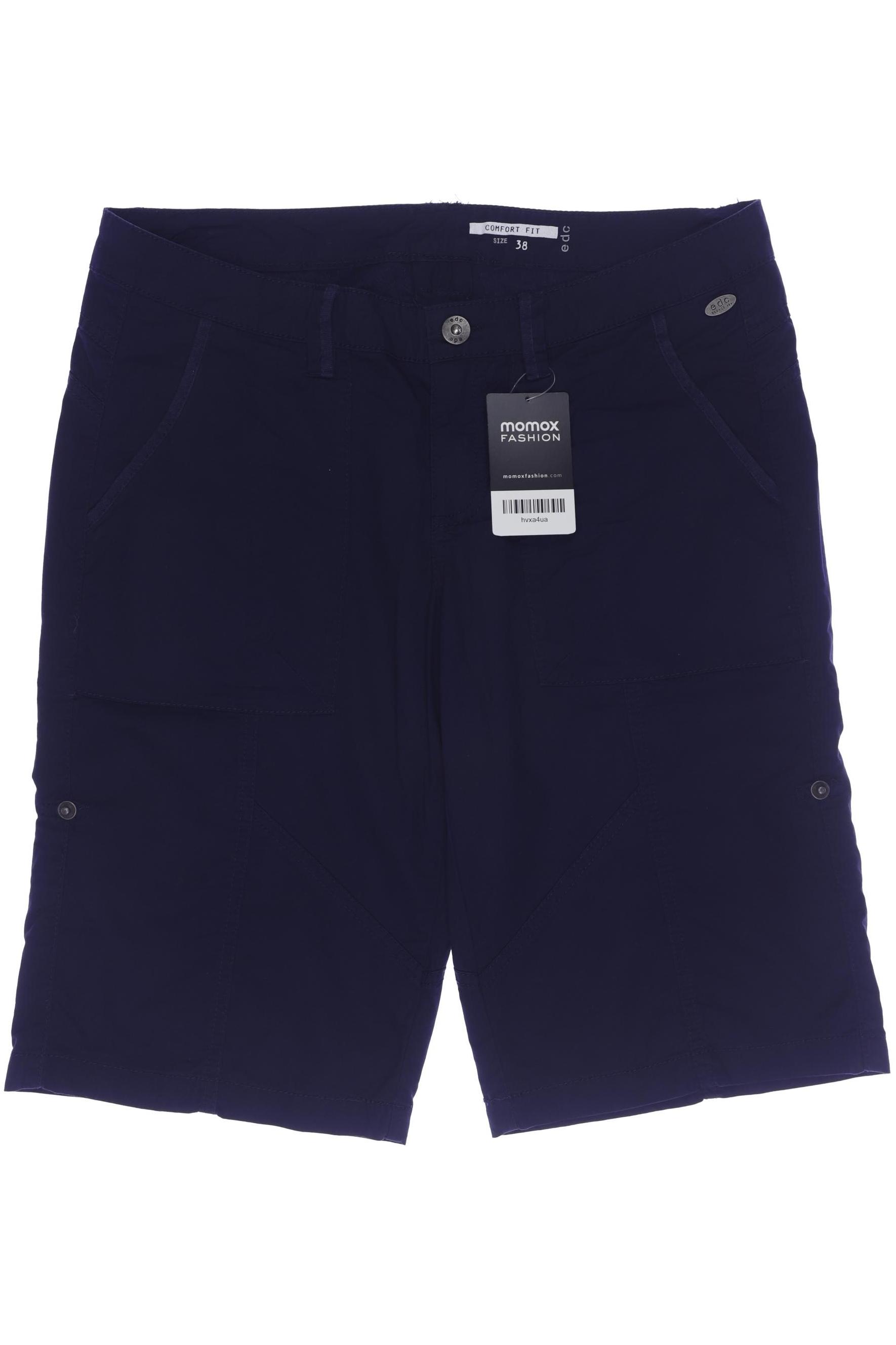 

edc by Esprit Damen Shorts, marineblau, Gr. 38