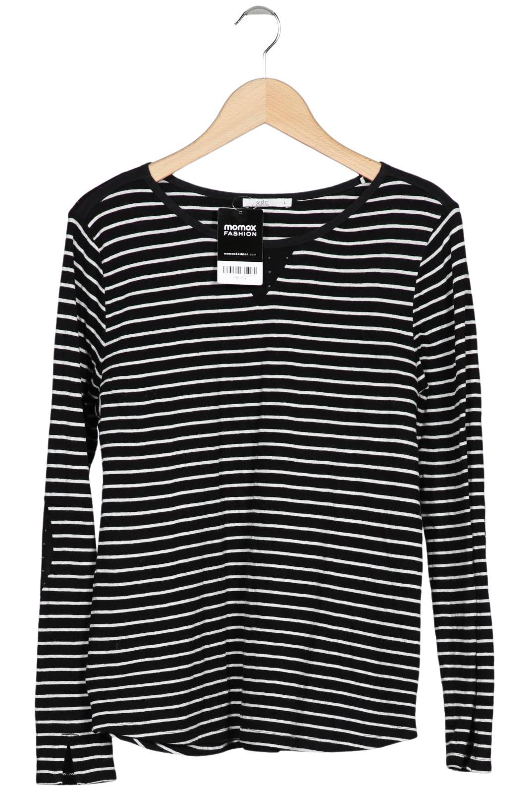 

edc by Esprit Damen Langarmshirt, mehrfarbig, Gr. 42