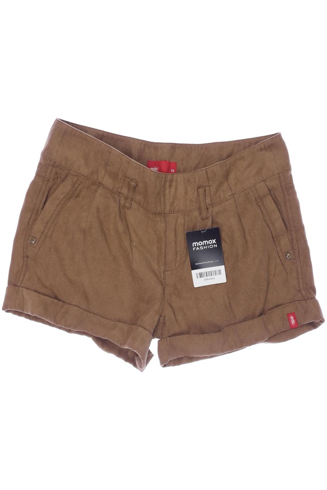 

edc by Esprit Damen Shorts, braun, Gr. 32