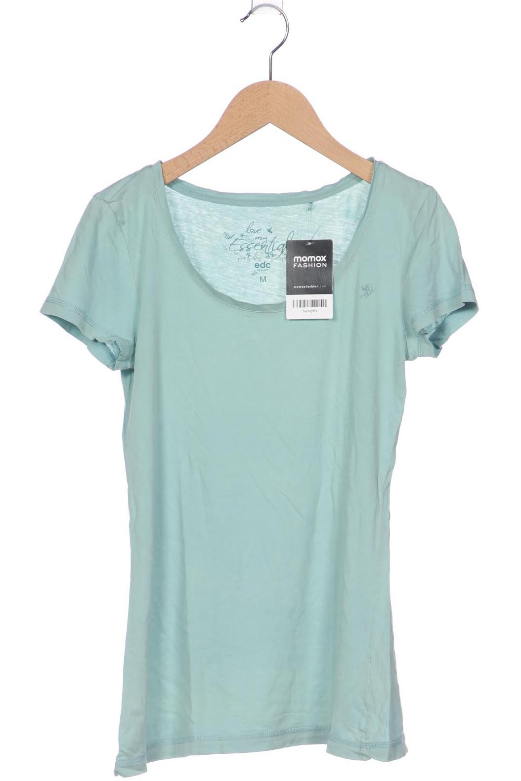 

edc by Esprit Damen T-Shirt, hellblau, Gr. 38
