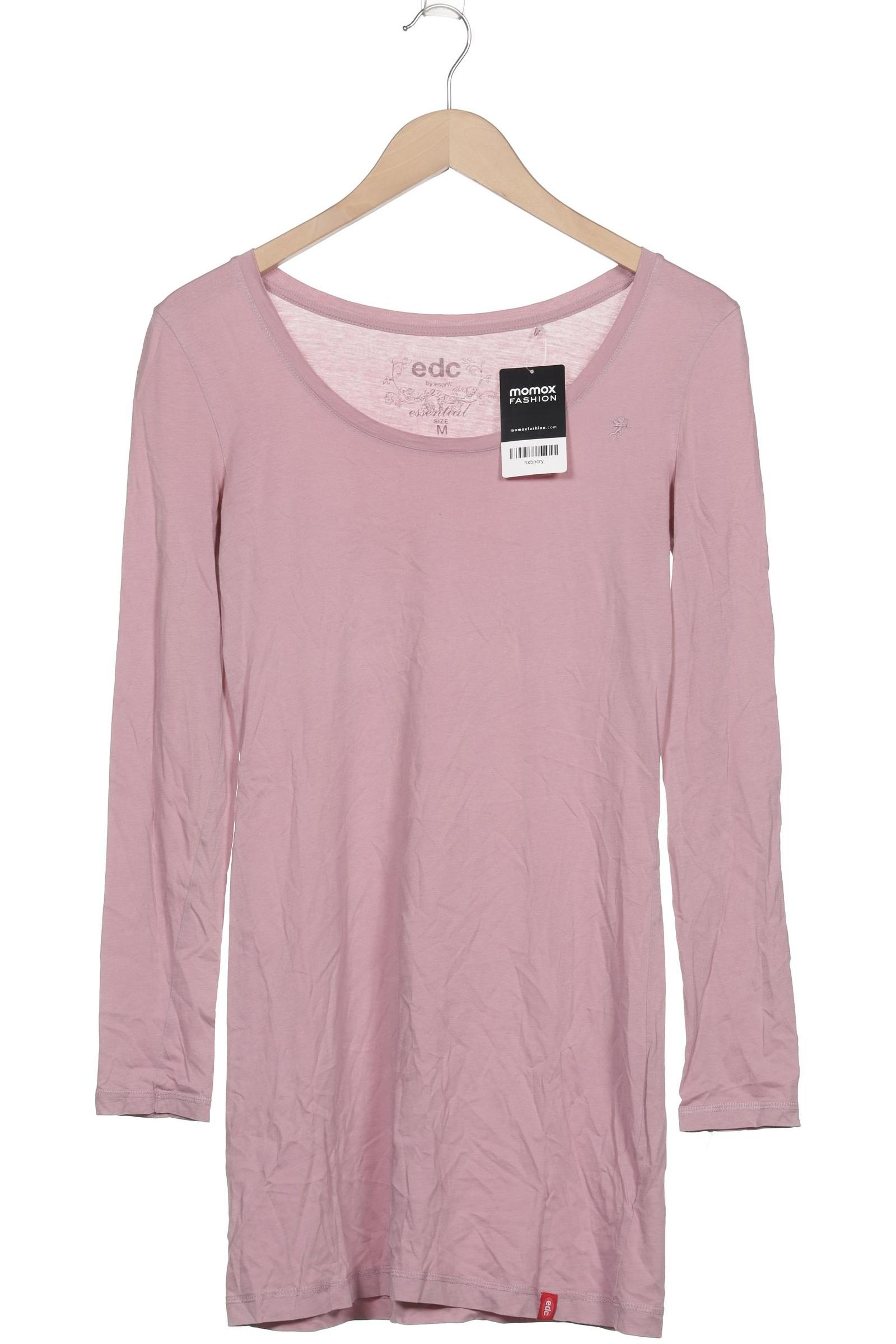 

edc by Esprit Damen Langarmshirt, pink, Gr. 38