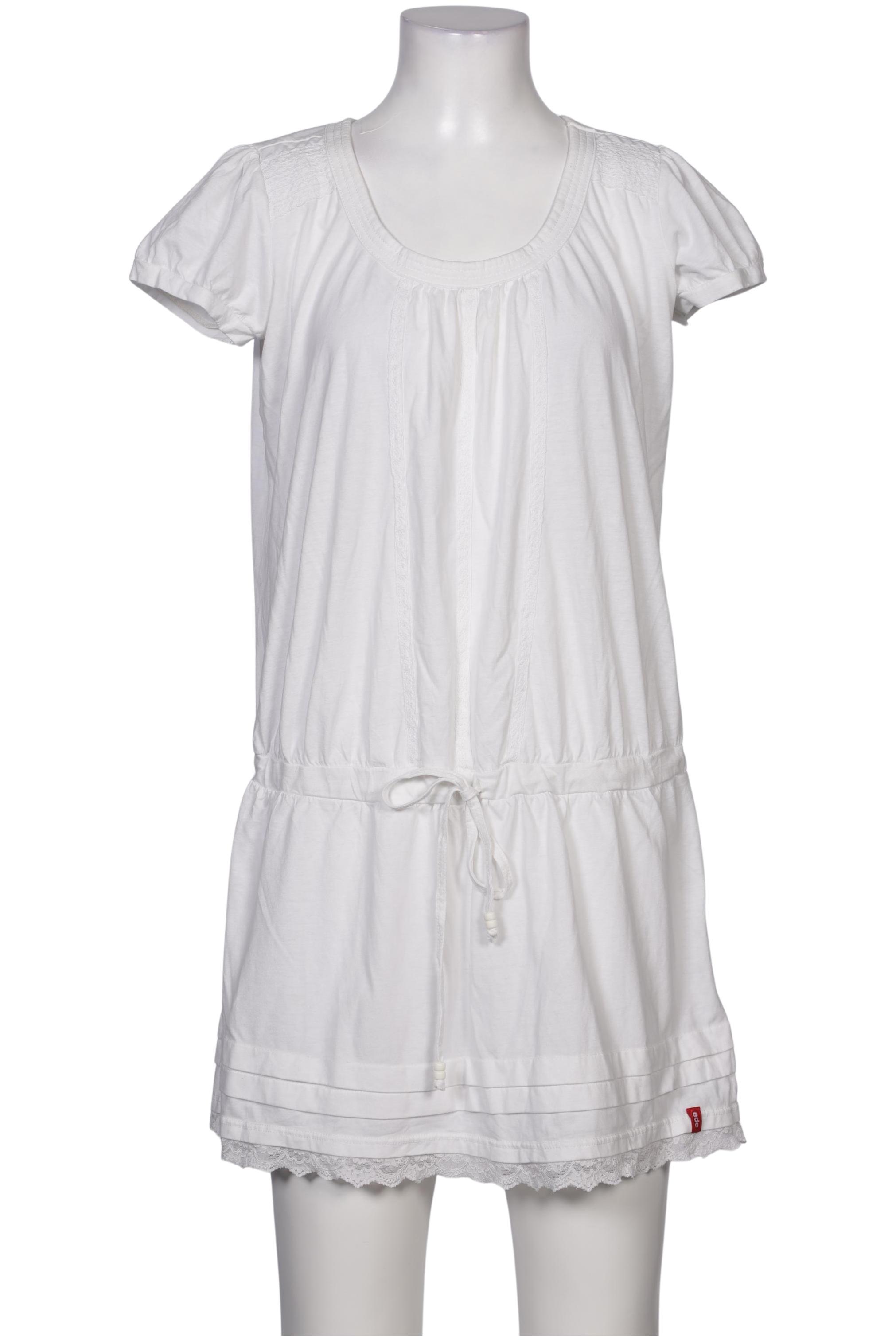 

edc by Esprit Damen Kleid, weiß, Gr. 36