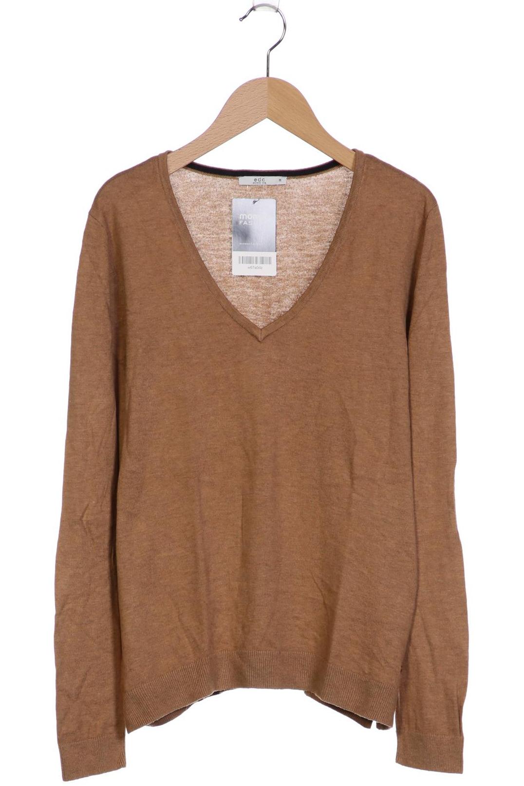 

edc by Esprit Damen Pullover, beige, Gr. 38