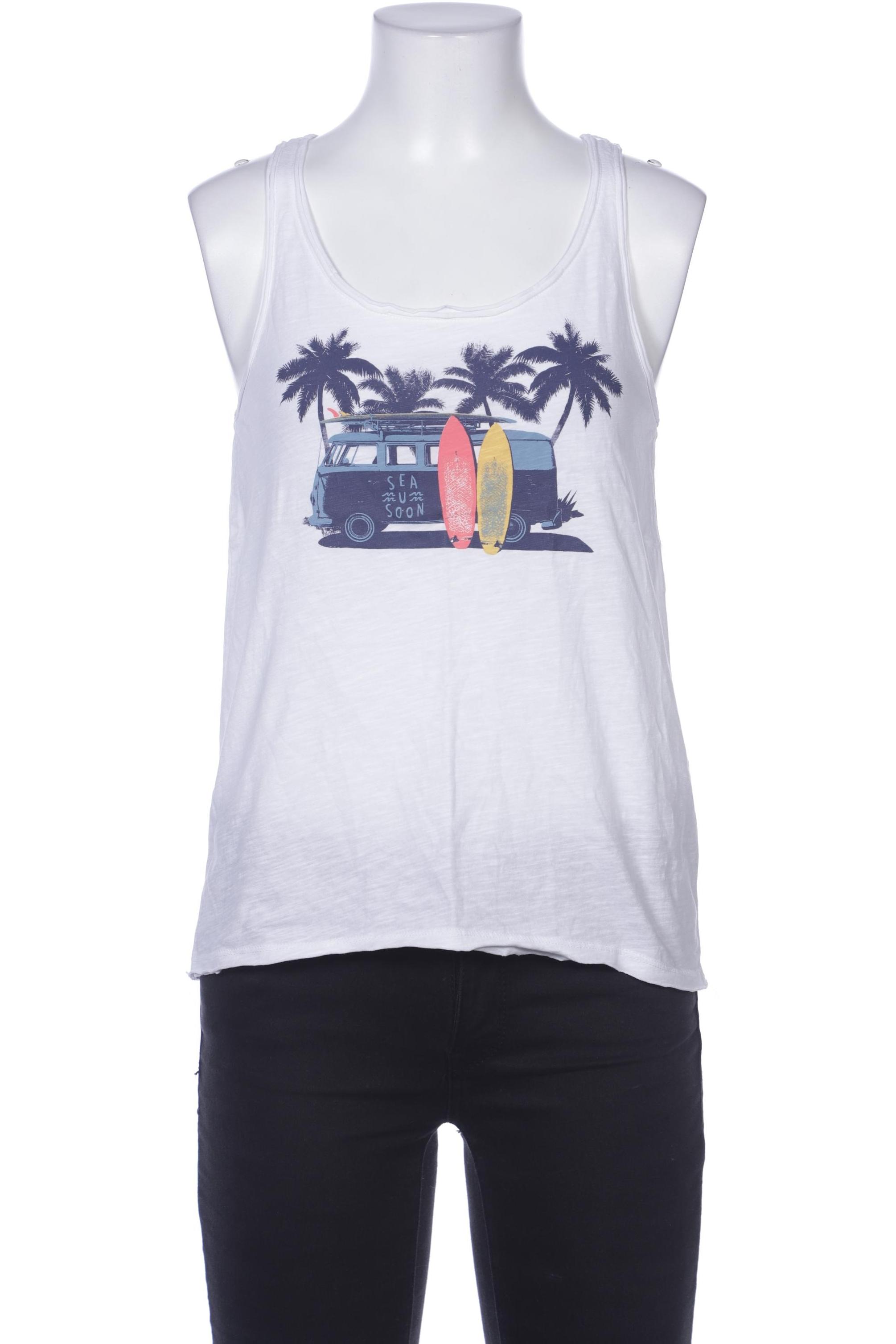 

edc by Esprit Damen Top, weiß, Gr. 34