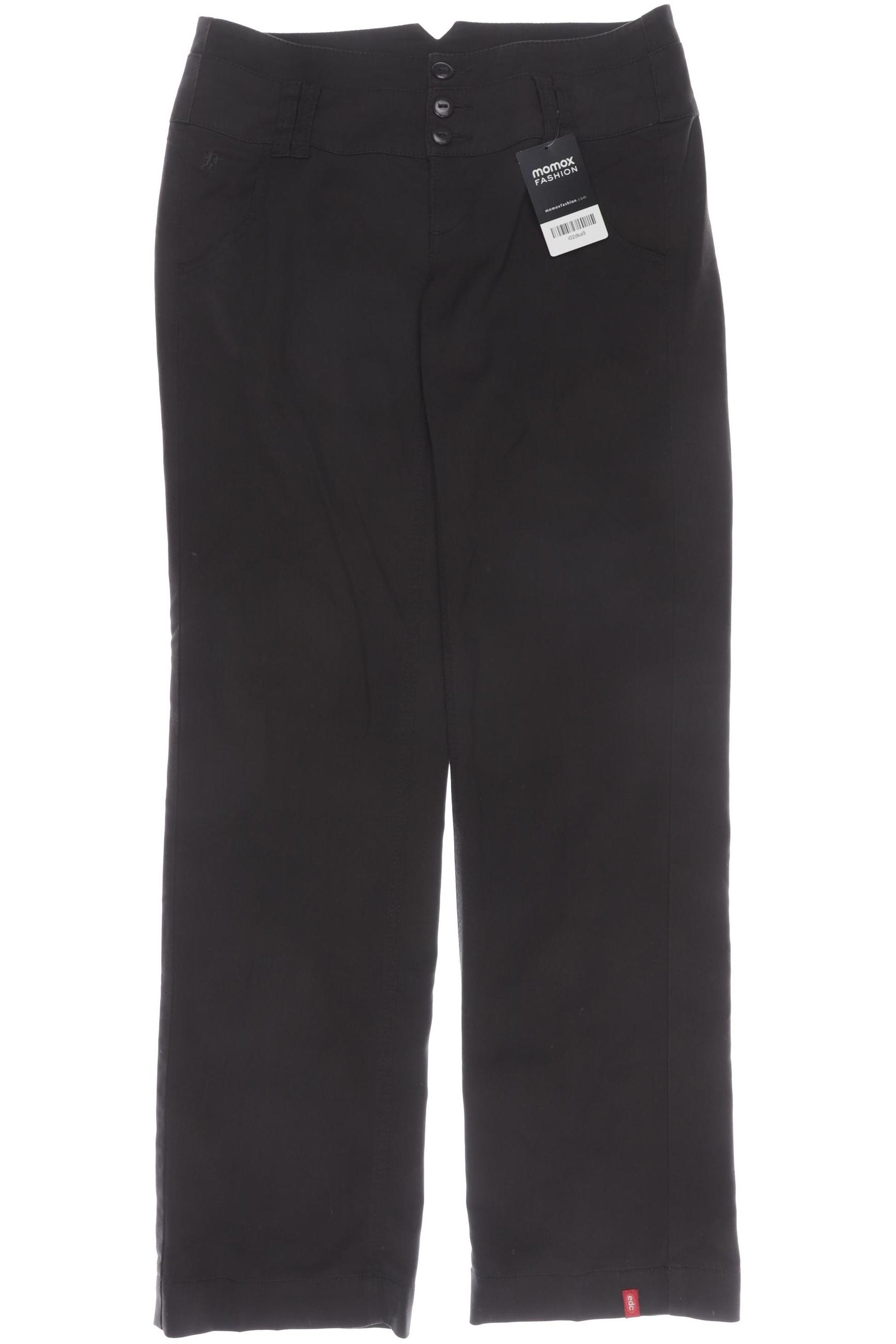 

edc by Esprit Damen Stoffhose, braun, Gr. 36