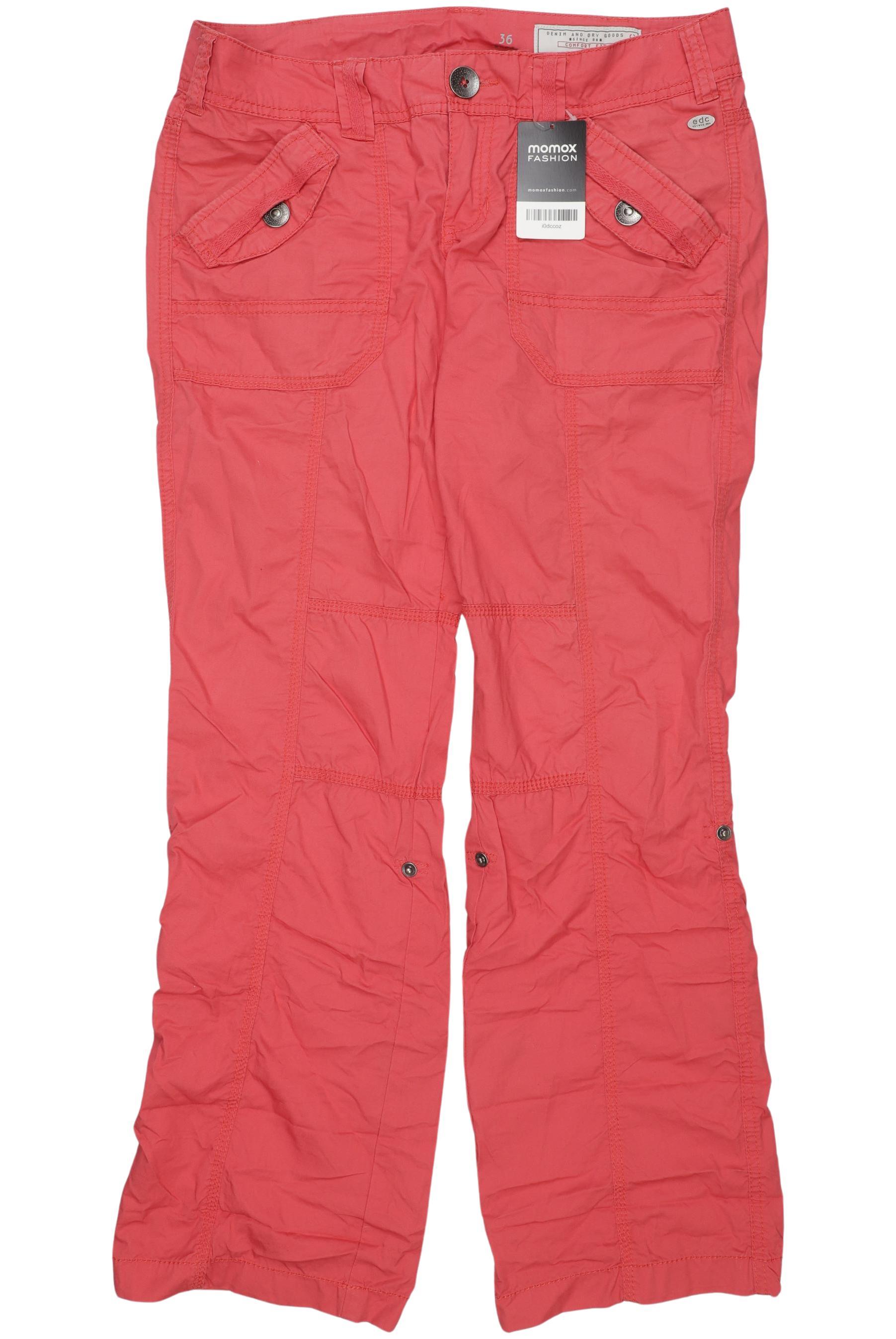 

edc by Esprit Damen Stoffhose, pink, Gr. 36