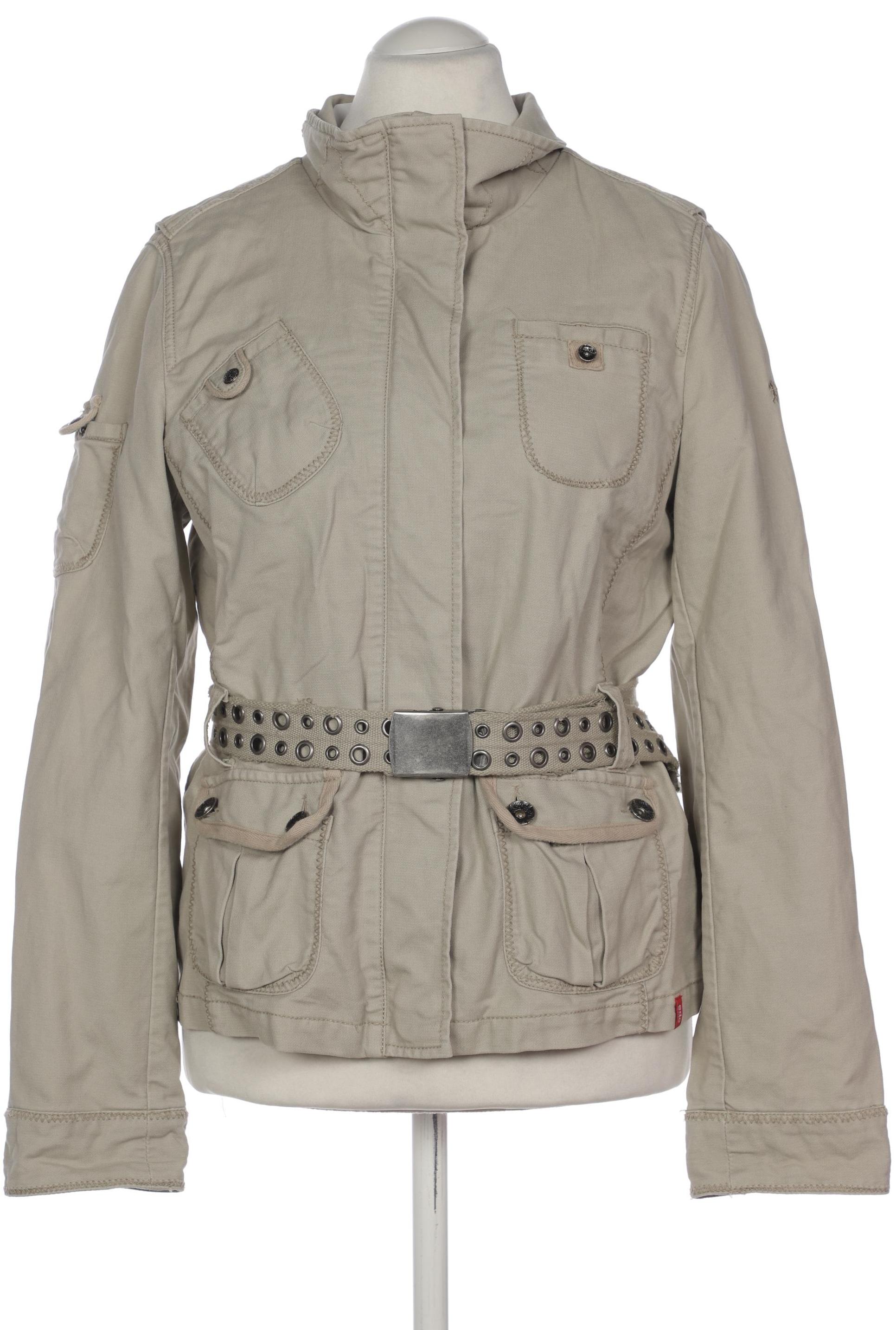 

edc by Esprit Damen Jacke, beige, Gr. 42