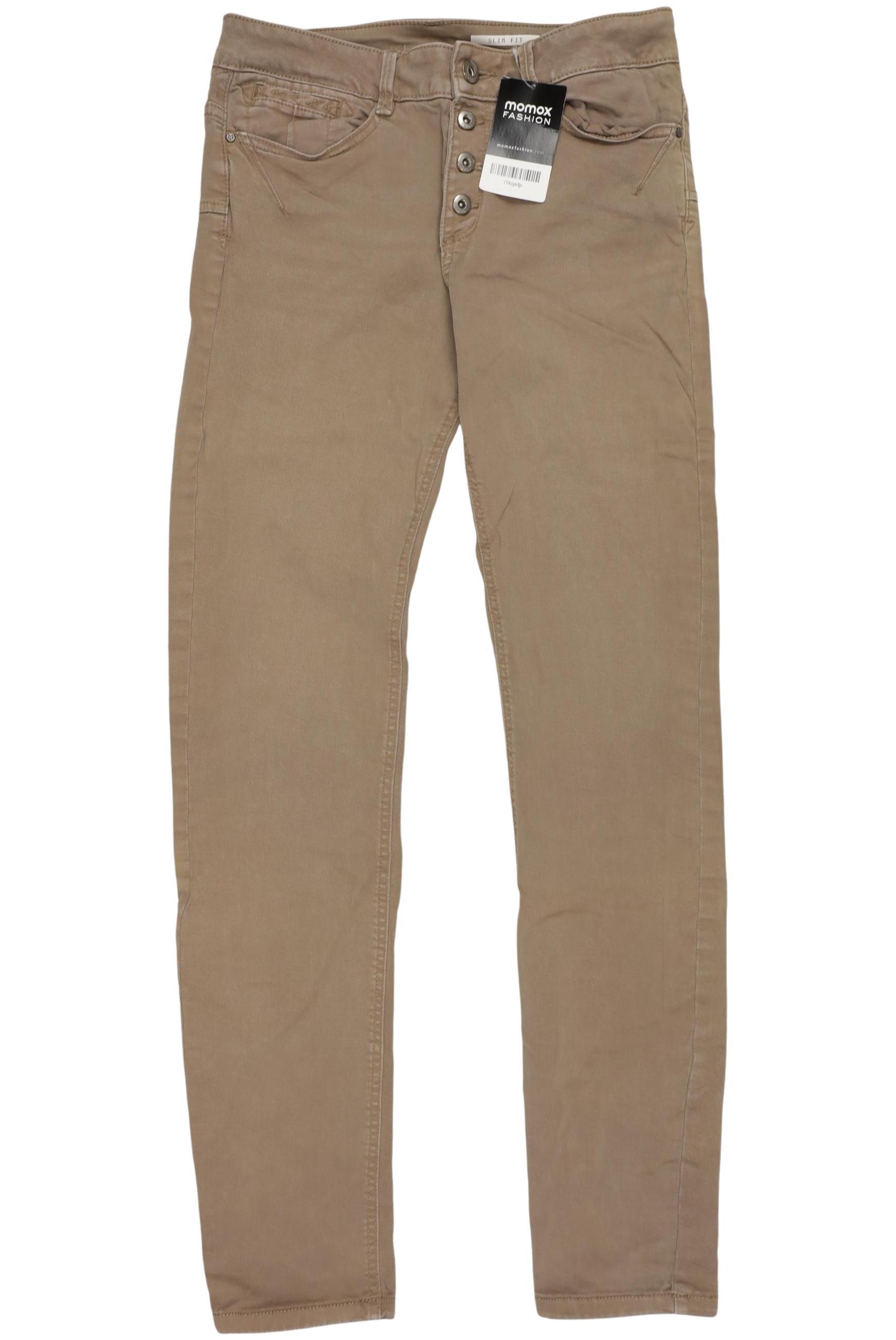 

edc by Esprit Damen Stoffhose, beige, Gr. 34