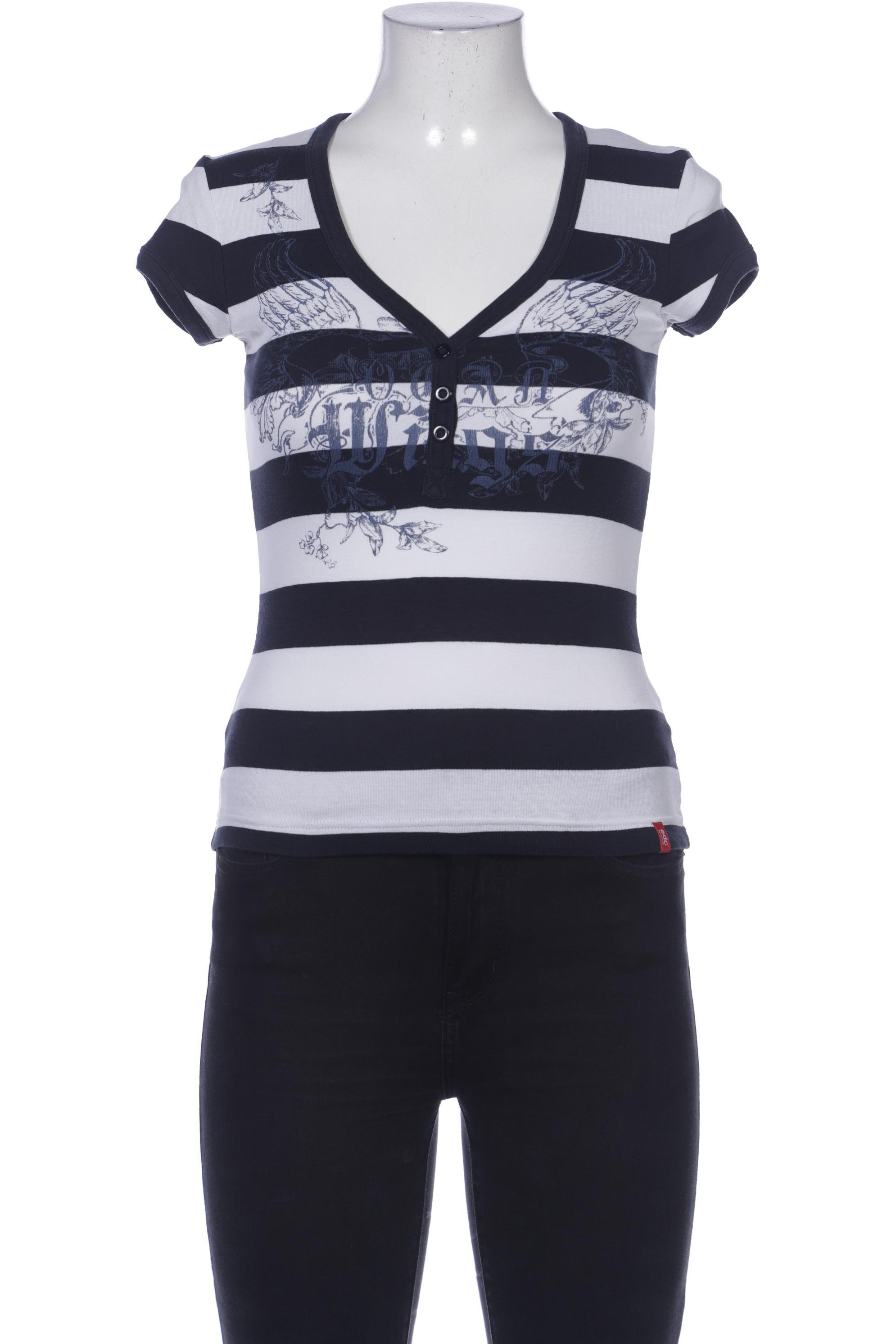 

edc by Esprit Damen T-Shirt, marineblau, Gr. 38