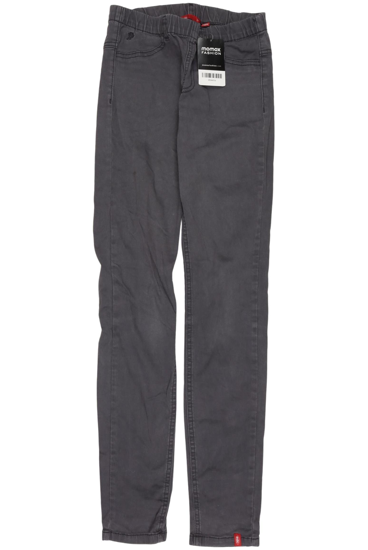 

edc by Esprit Damen Stoffhose, grau, Gr. 34