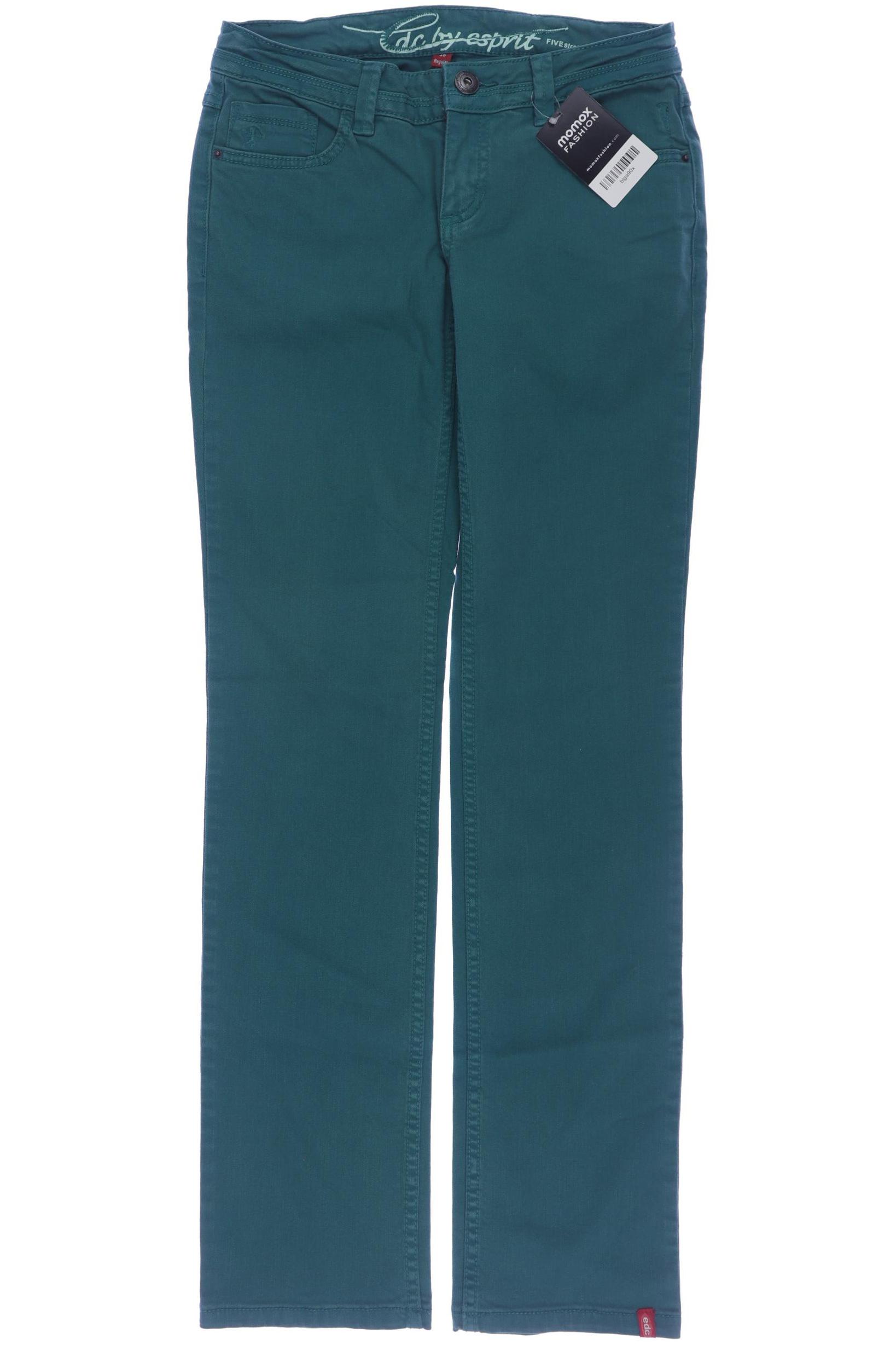 

edc by Esprit Damen Jeans, grün, Gr. 36