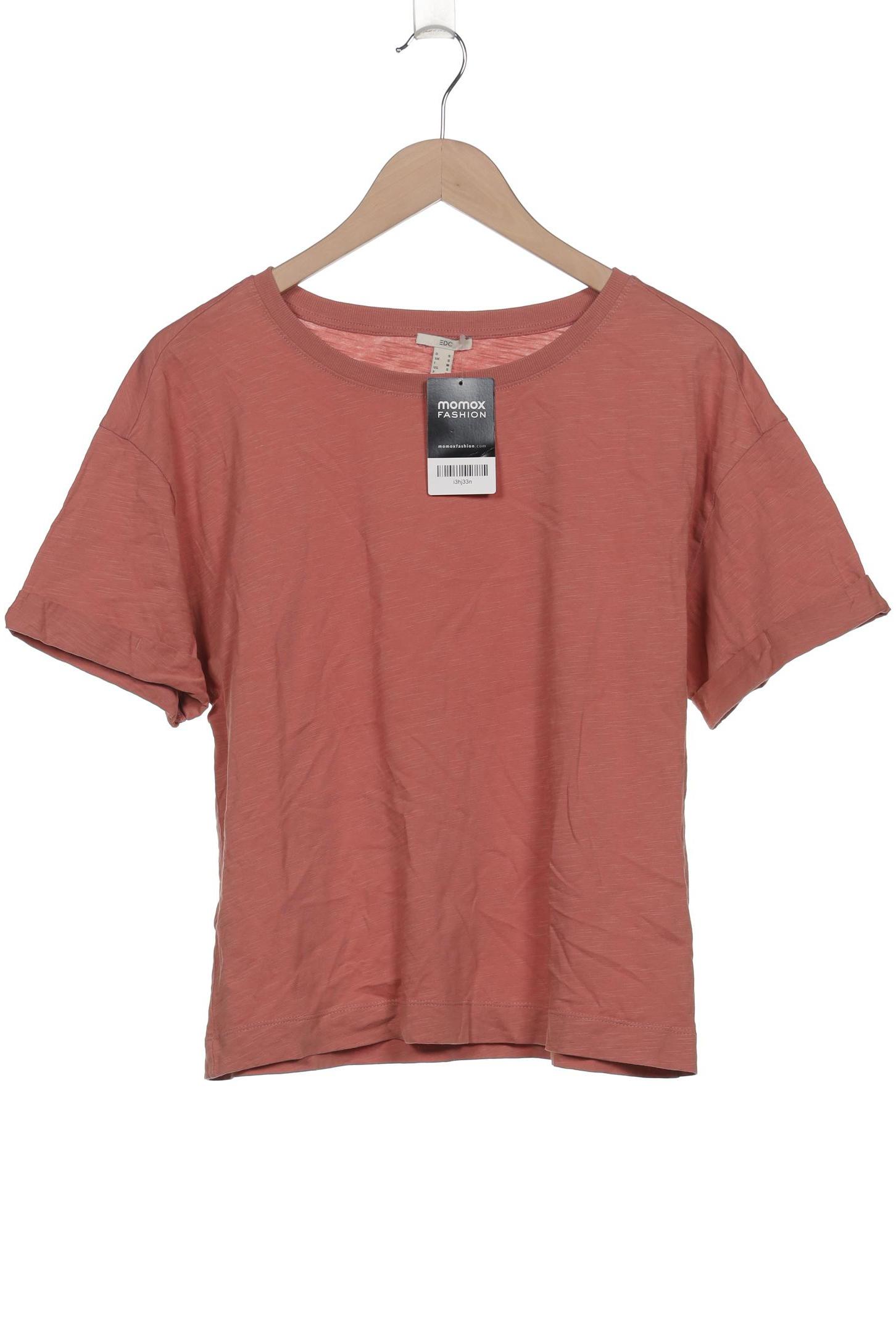 

edc by Esprit Damen T-Shirt, orange, Gr. 36