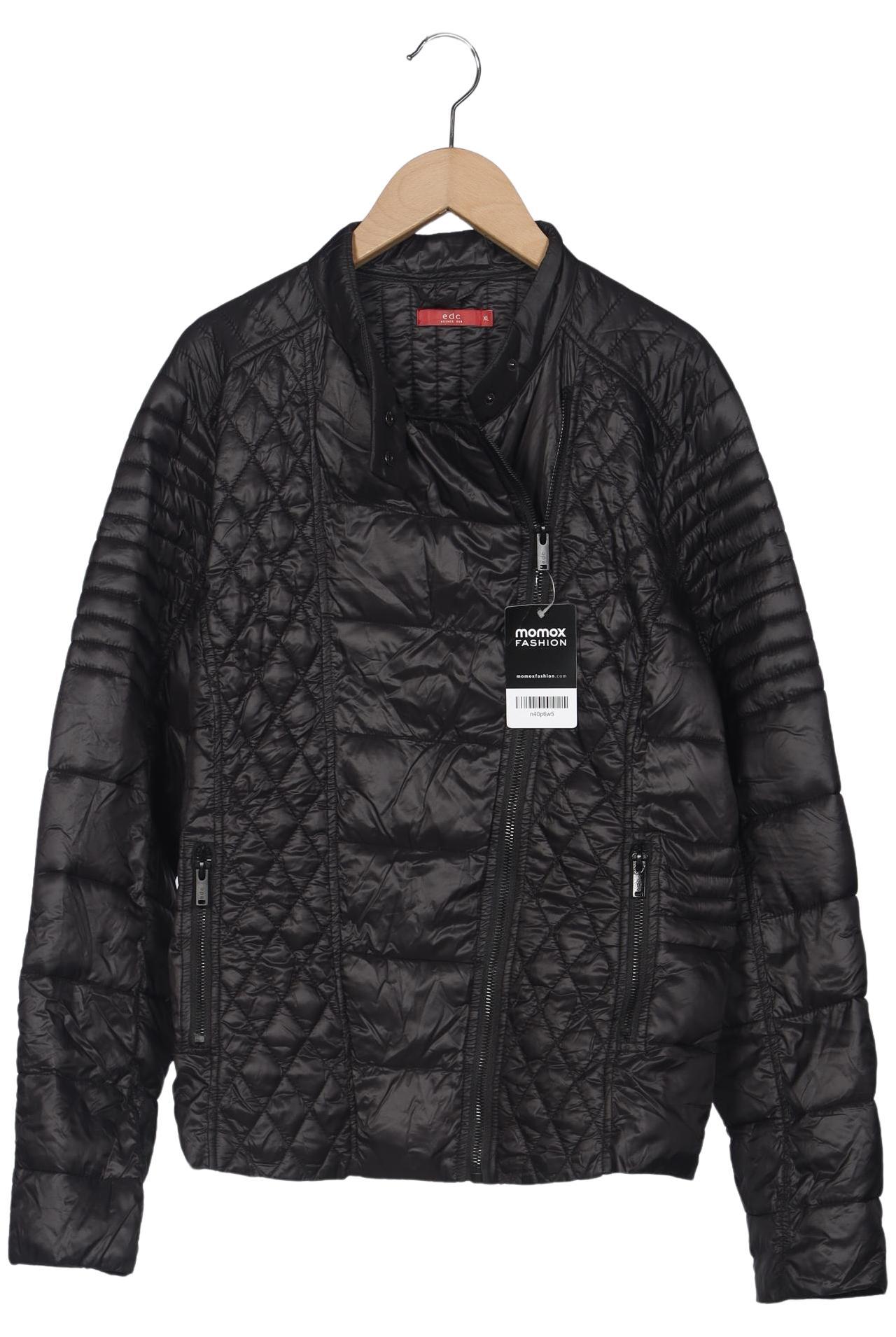 

edc by Esprit Damen Jacke, schwarz, Gr. 44