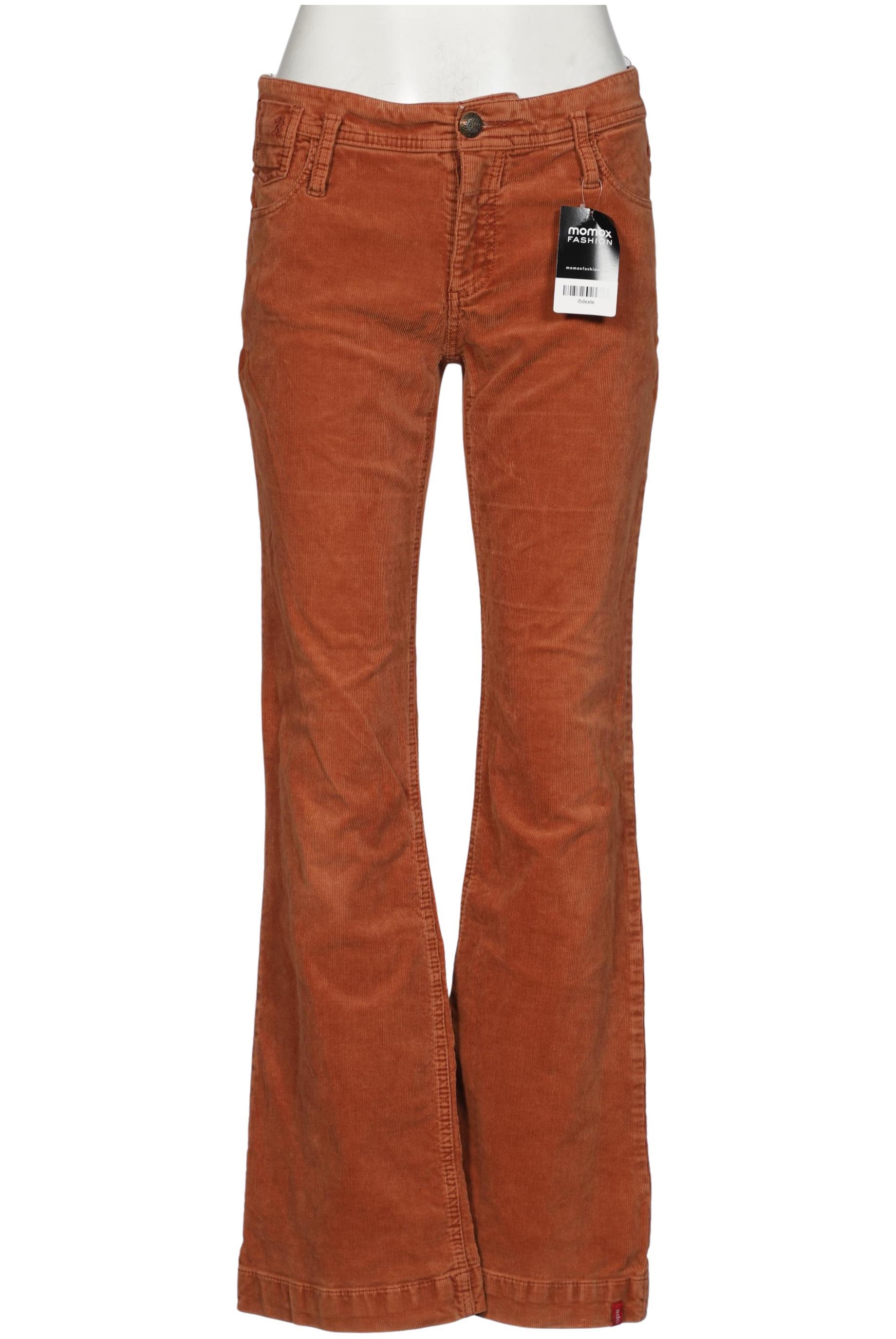 

edc by Esprit Damen Stoffhose, braun, Gr. 38