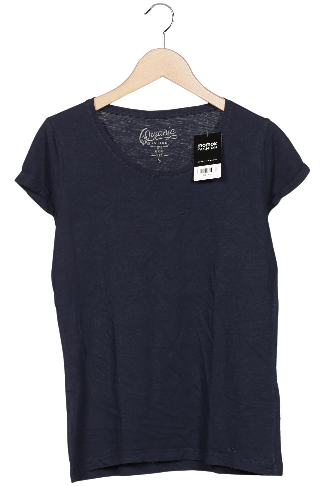 

edc by Esprit Damen T-Shirt, marineblau, Gr. 36