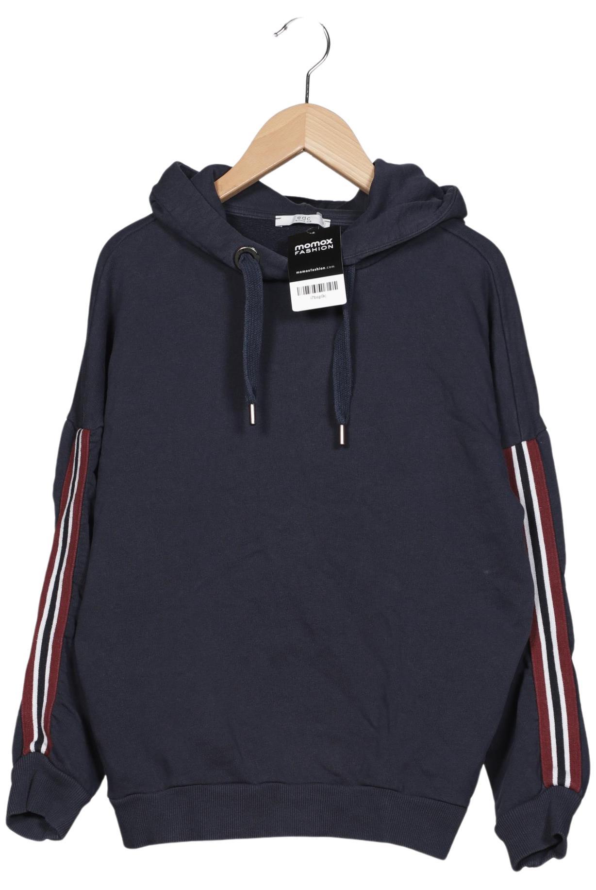 

edc by Esprit Damen Kapuzenpullover, marineblau, Gr. 36