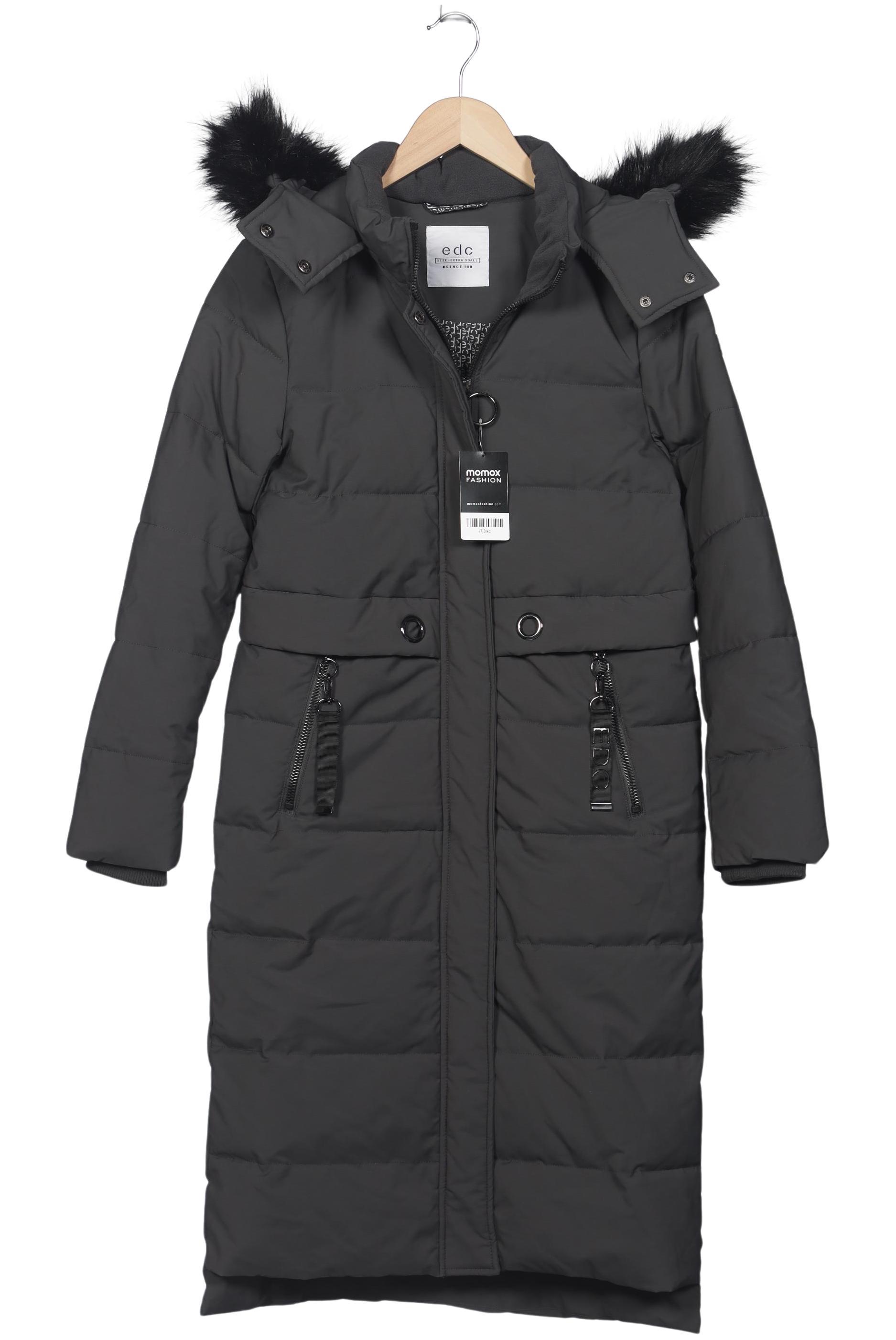 

edc by Esprit Damen Mantel, grau, Gr. 34