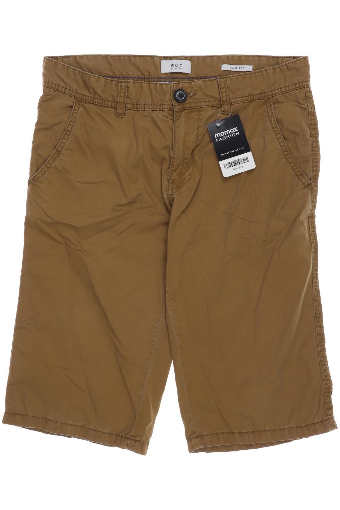 

edc by Esprit Herren Shorts, braun, Gr. 30
