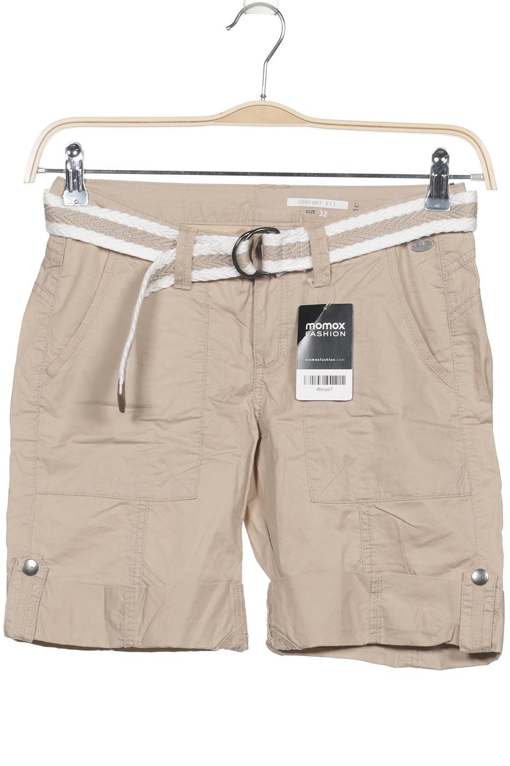

edc by Esprit Damen Shorts, beige, Gr. 32