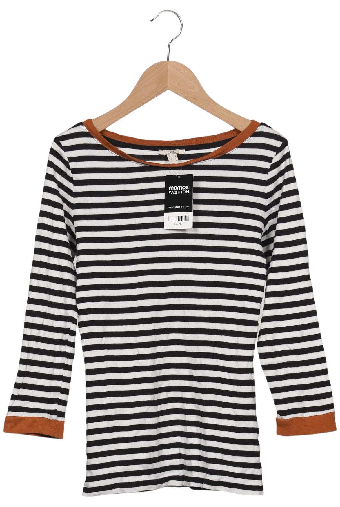 

edc by Esprit Damen Langarmshirt, mehrfarbig, Gr. 36