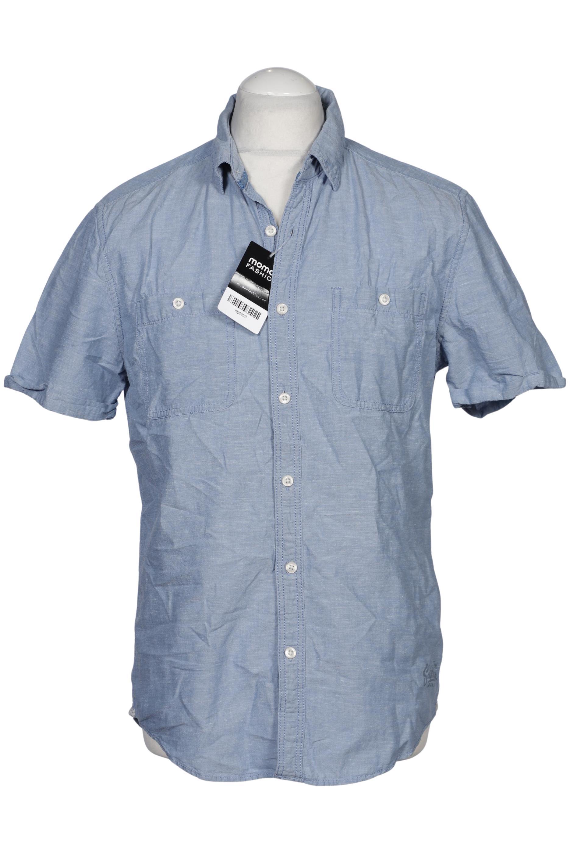 

edc by Esprit Herren Hemd, hellblau, Gr. 48