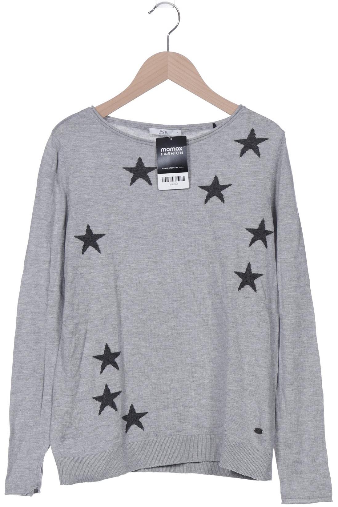 

edc by Esprit Damen Pullover, grau, Gr. 38