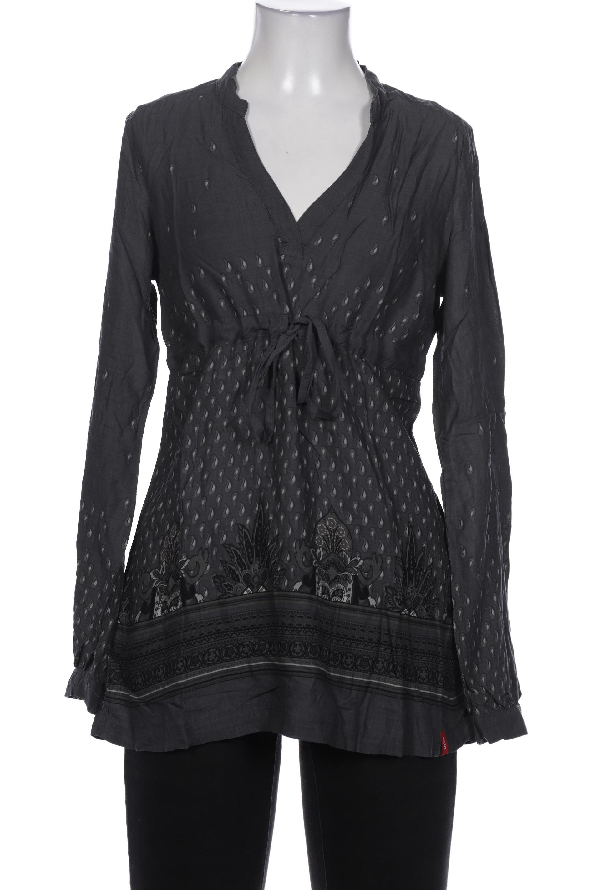 

edc by Esprit Damen Bluse, grau, Gr. 36