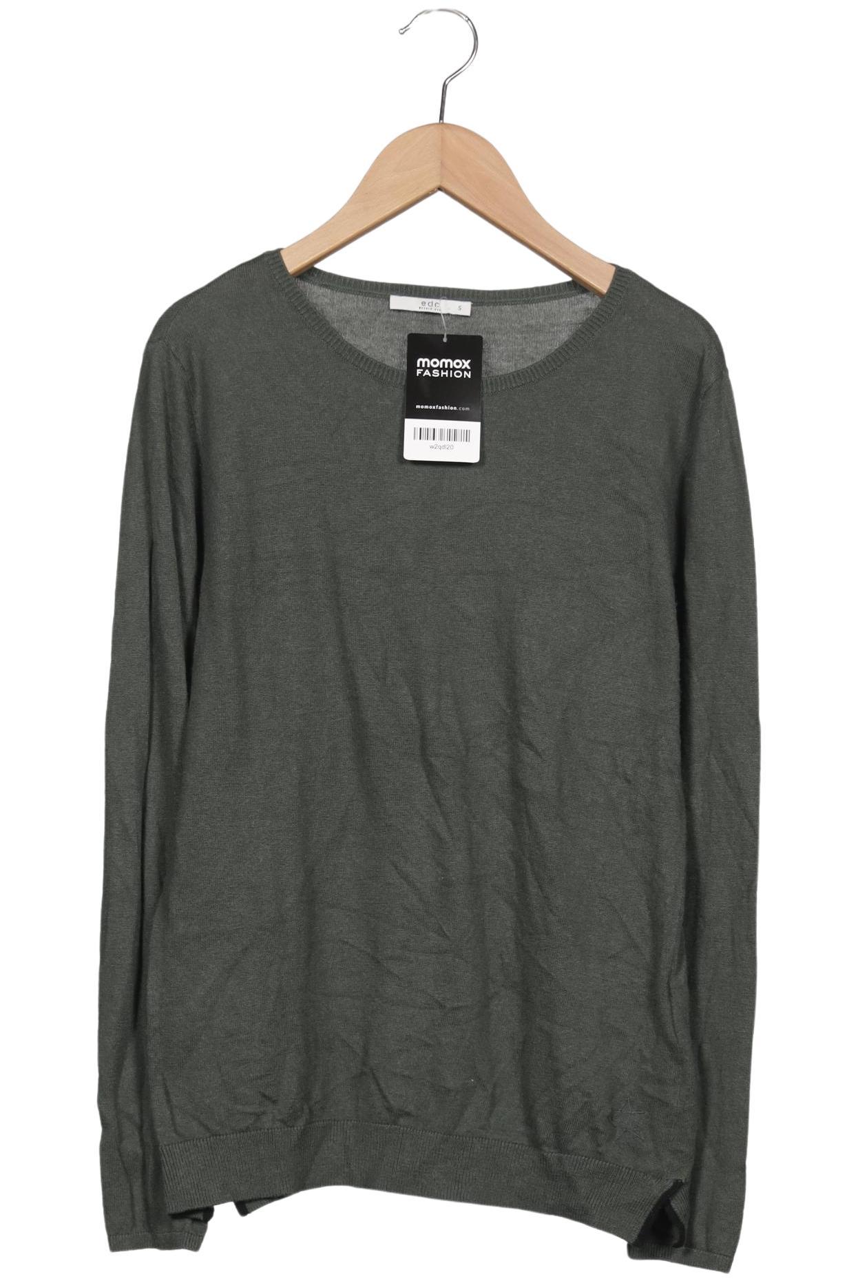 

edc by Esprit Damen Pullover, grün, Gr. 36