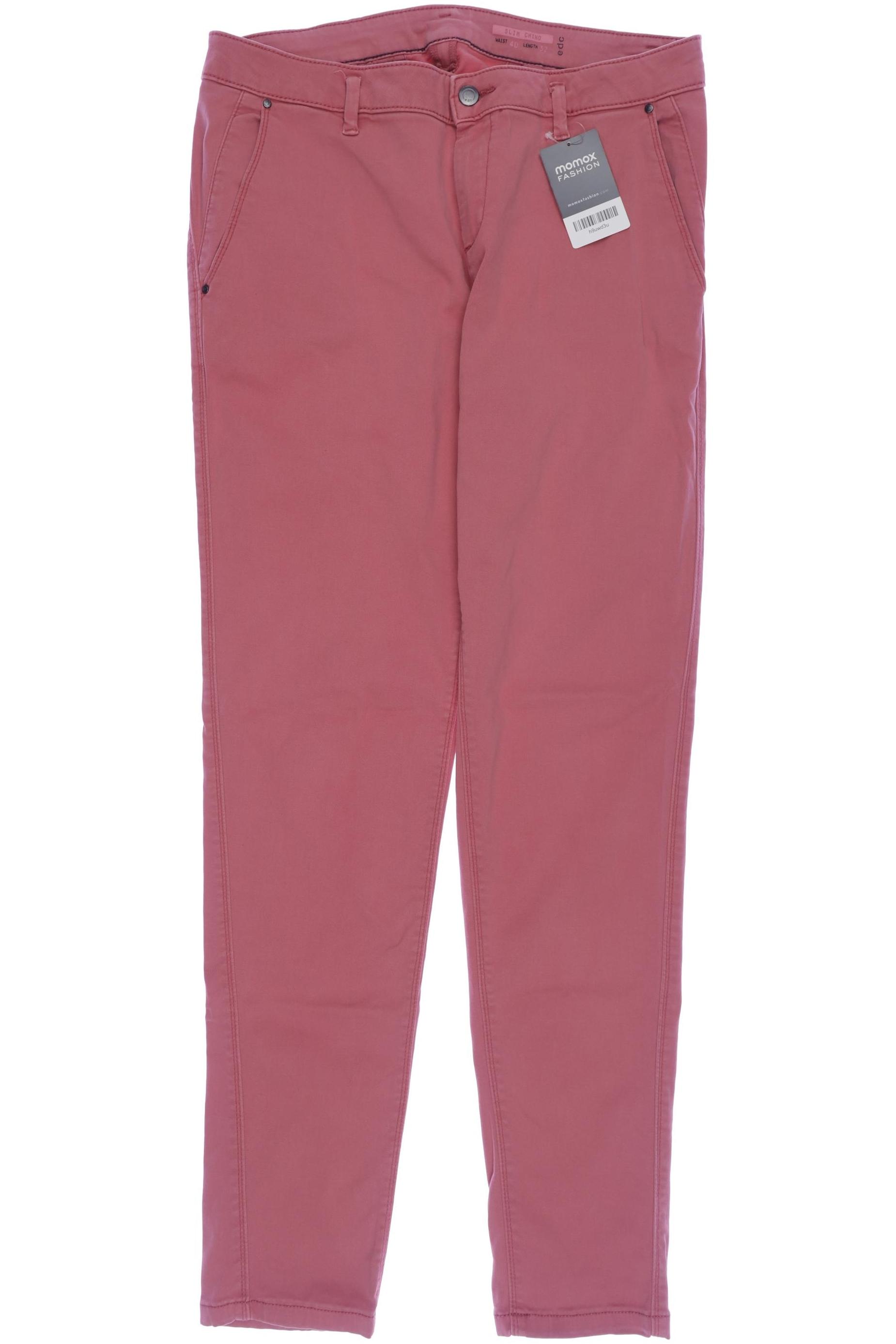 

edc by Esprit Damen Stoffhose, pink, Gr. 40