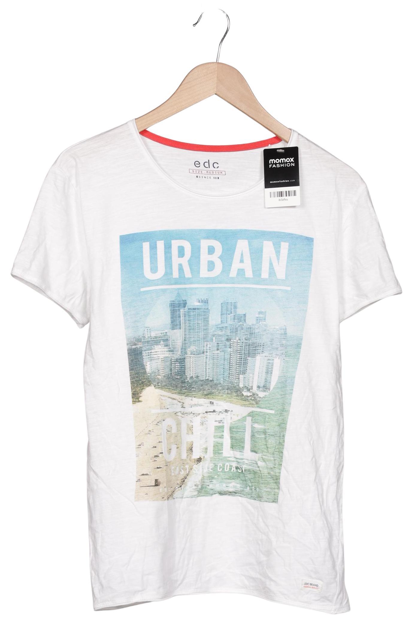 Thumbnail - edc by Esprit Herren T-Shirt, weiß, Gr. 48