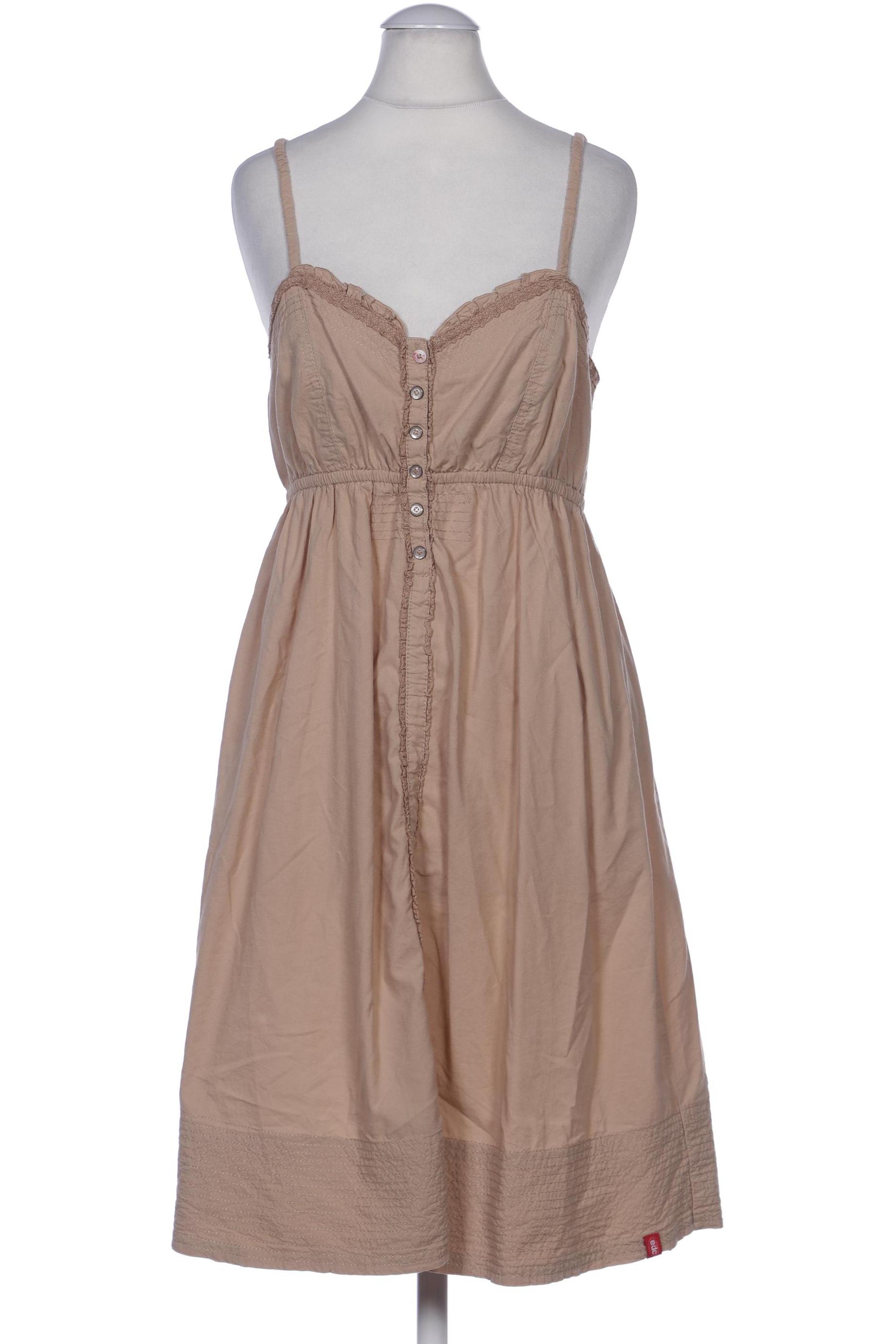 

edc by Esprit Damen Kleid, beige, Gr. 36