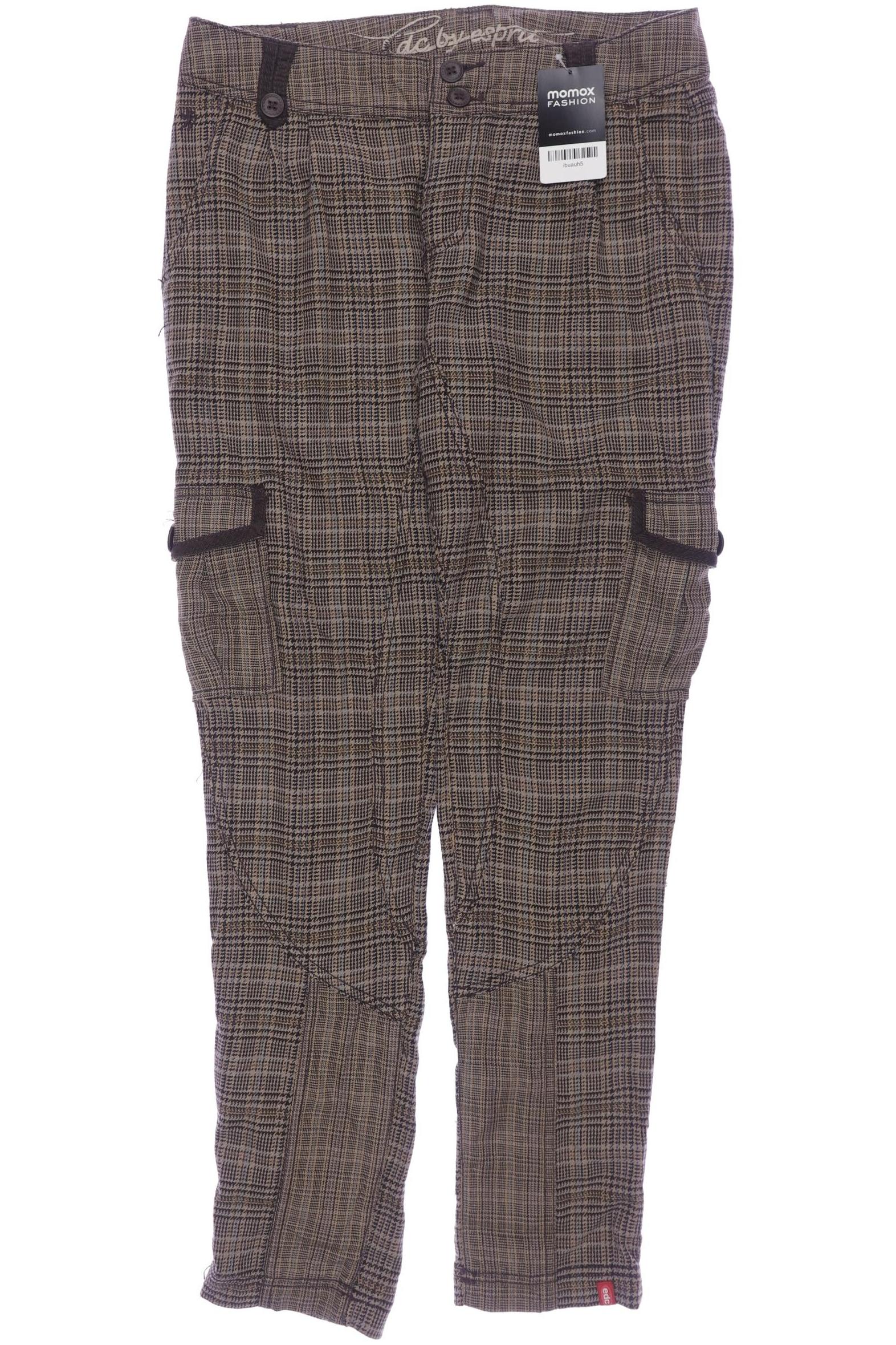 

edc by Esprit Damen Stoffhose, braun, Gr. 34