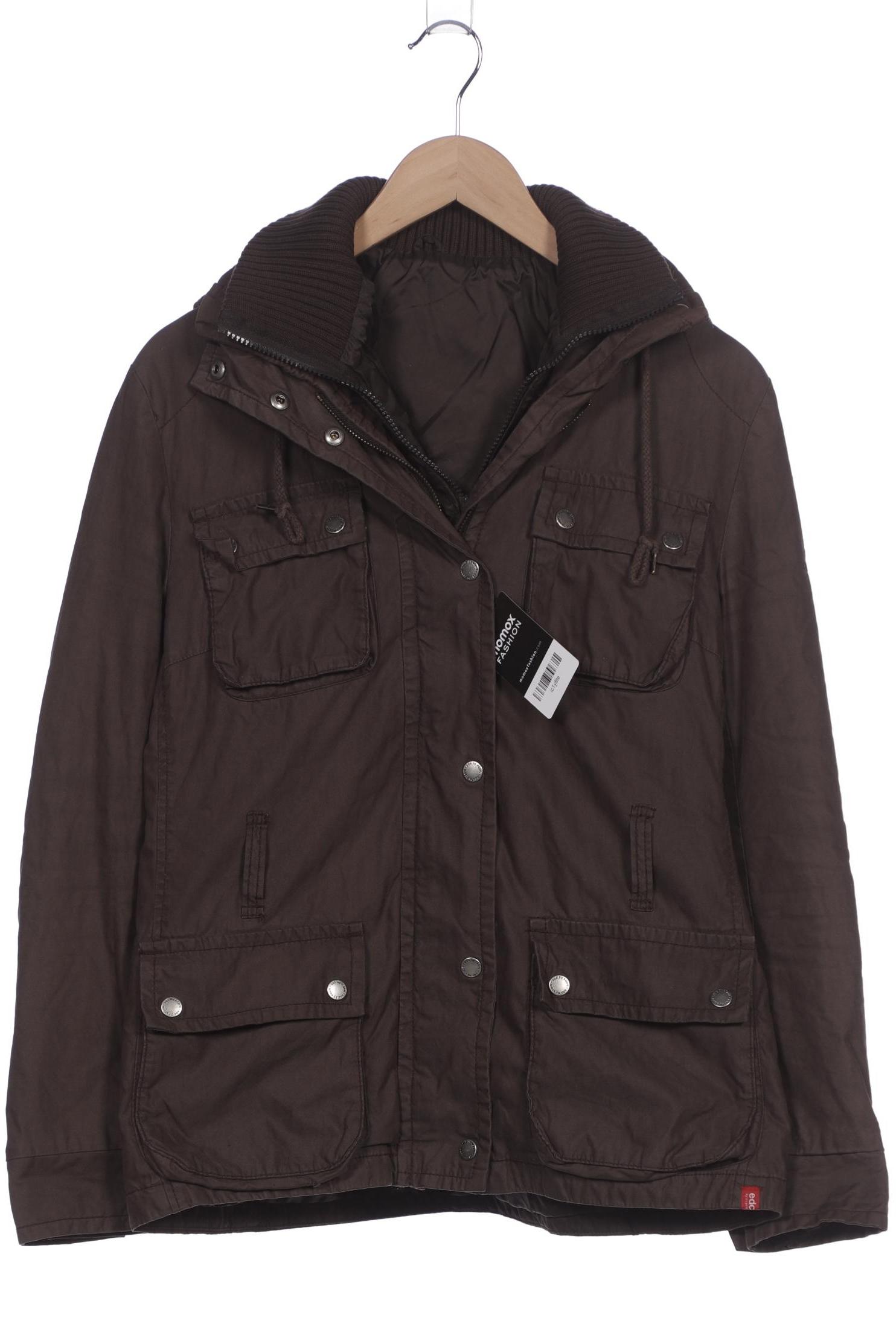 

edc by Esprit Damen Jacke, braun, Gr. 38