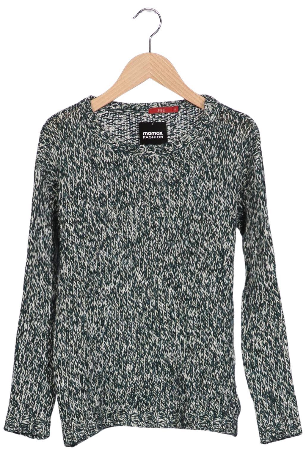 

edc by Esprit Damen Pullover, grün, Gr. 36