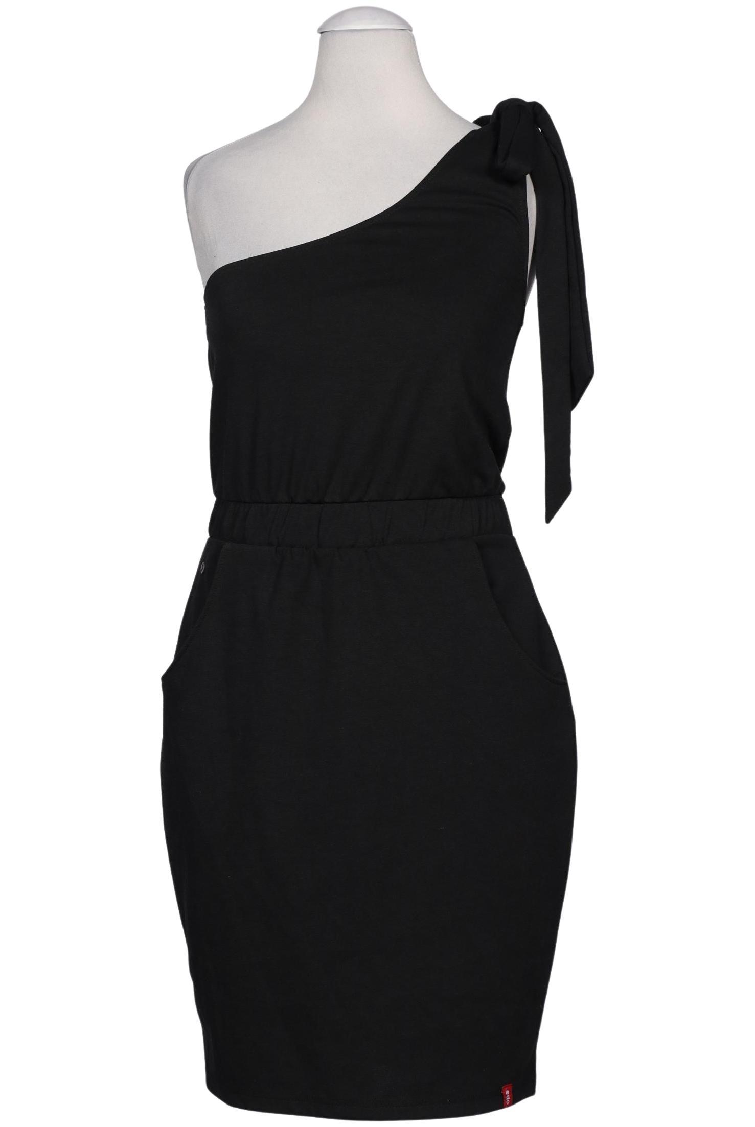 

edc by Esprit Damen Kleid, schwarz, Gr. 34