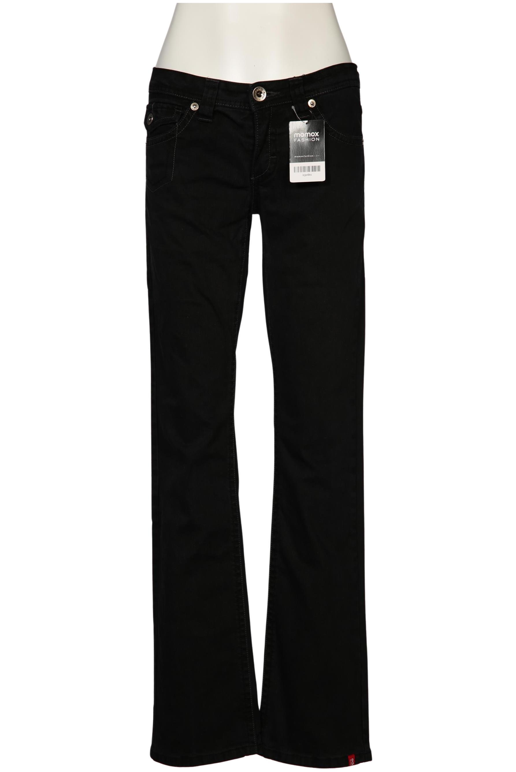 

edc by Esprit Damen Jeans, schwarz, Gr. 38