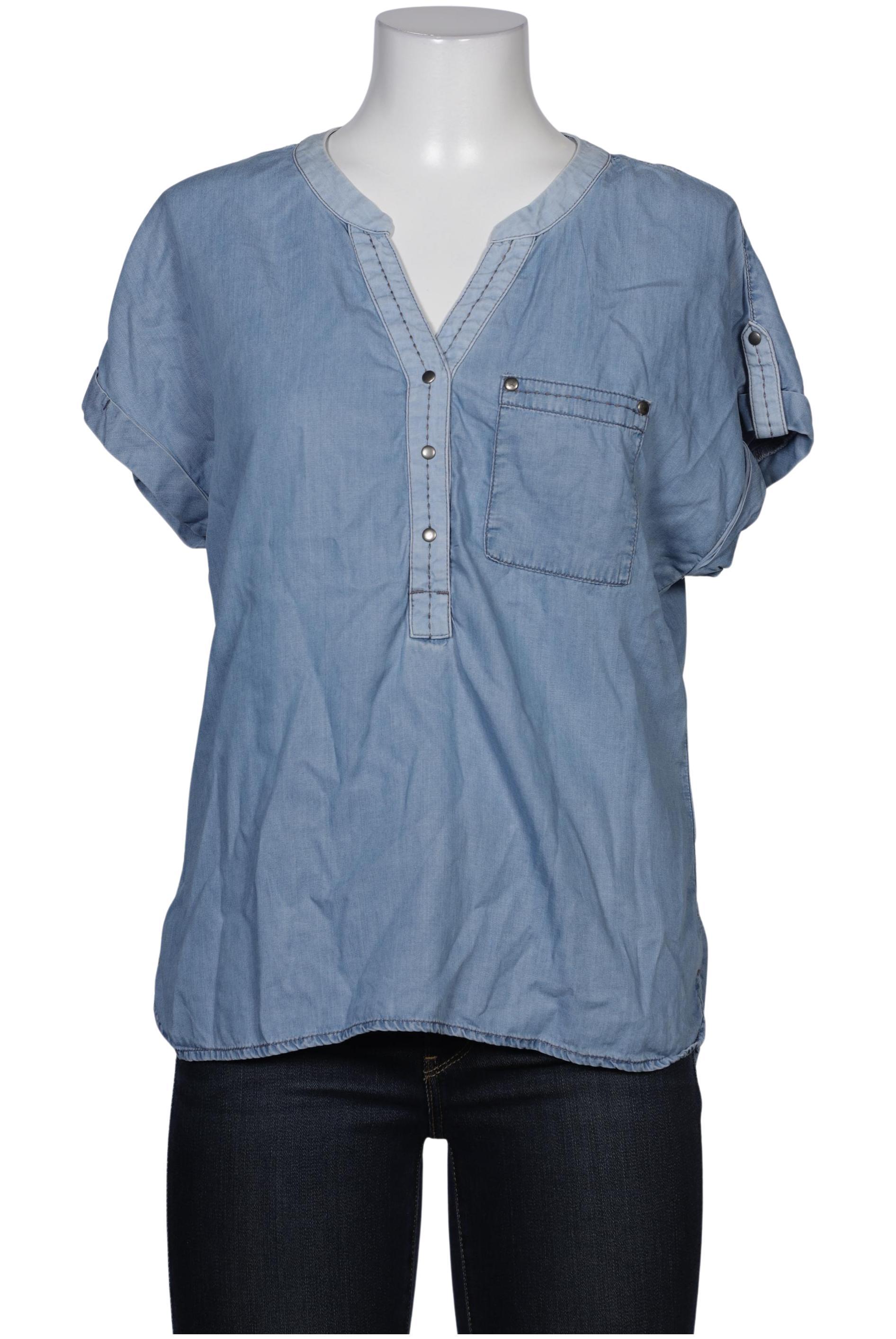 

edc by Esprit Damen Bluse, blau, Gr. 42