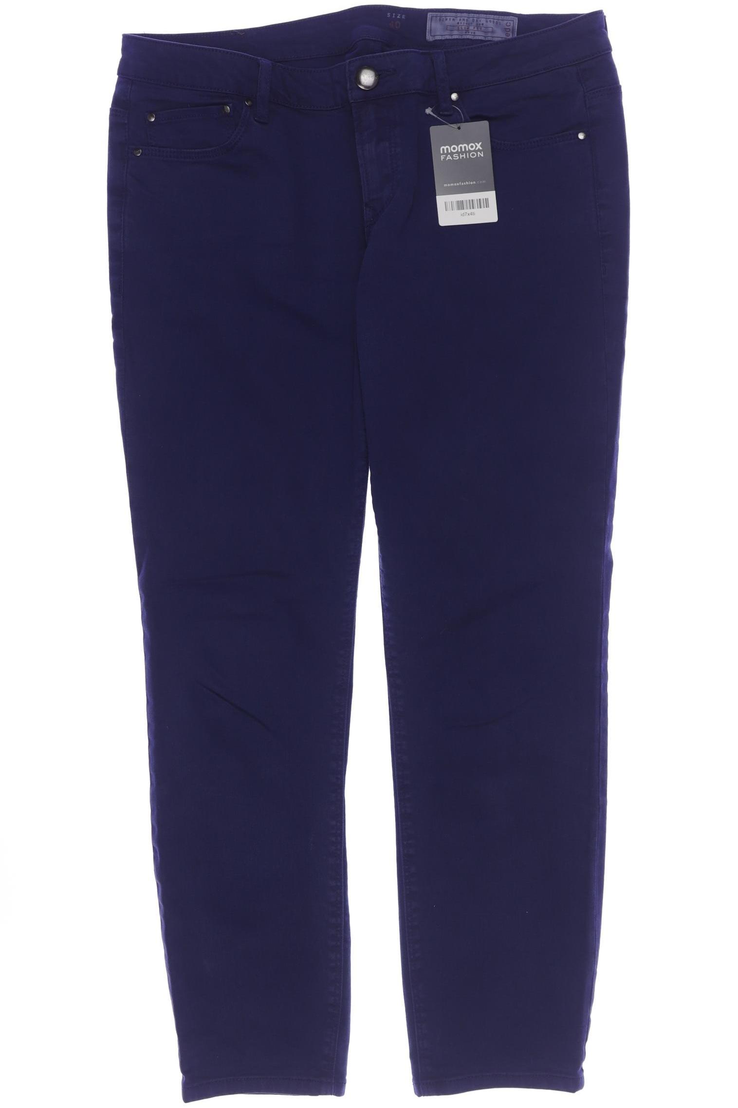 

edc by Esprit Damen Stoffhose, marineblau, Gr. 40