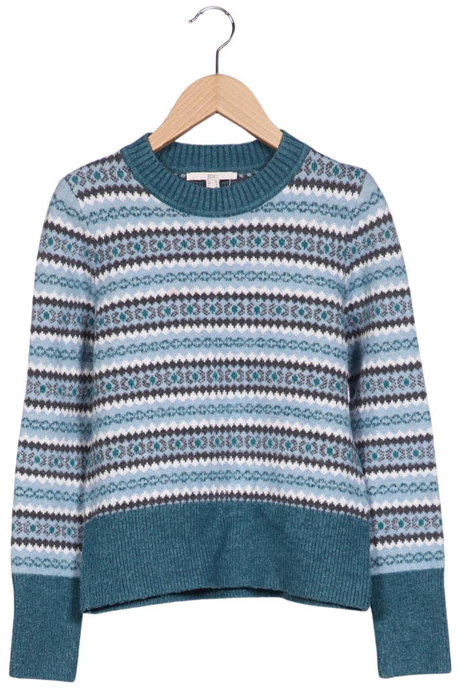 

edc by Esprit Damen Pullover, mehrfarbig, Gr. 34