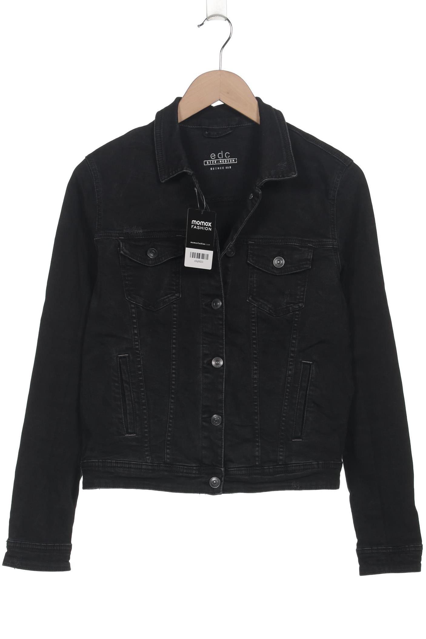 

edc by Esprit Damen Jacke, schwarz, Gr. 38