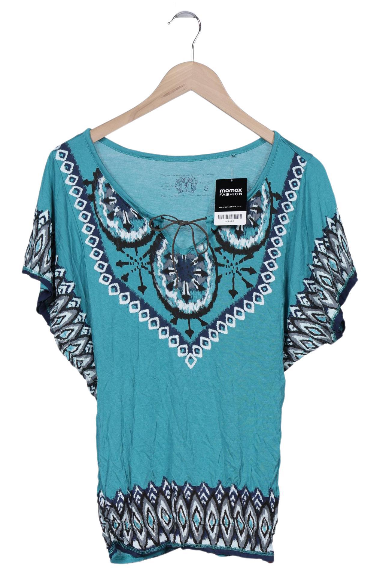 

edc by Esprit Damen T-Shirt, türkis, Gr. 36