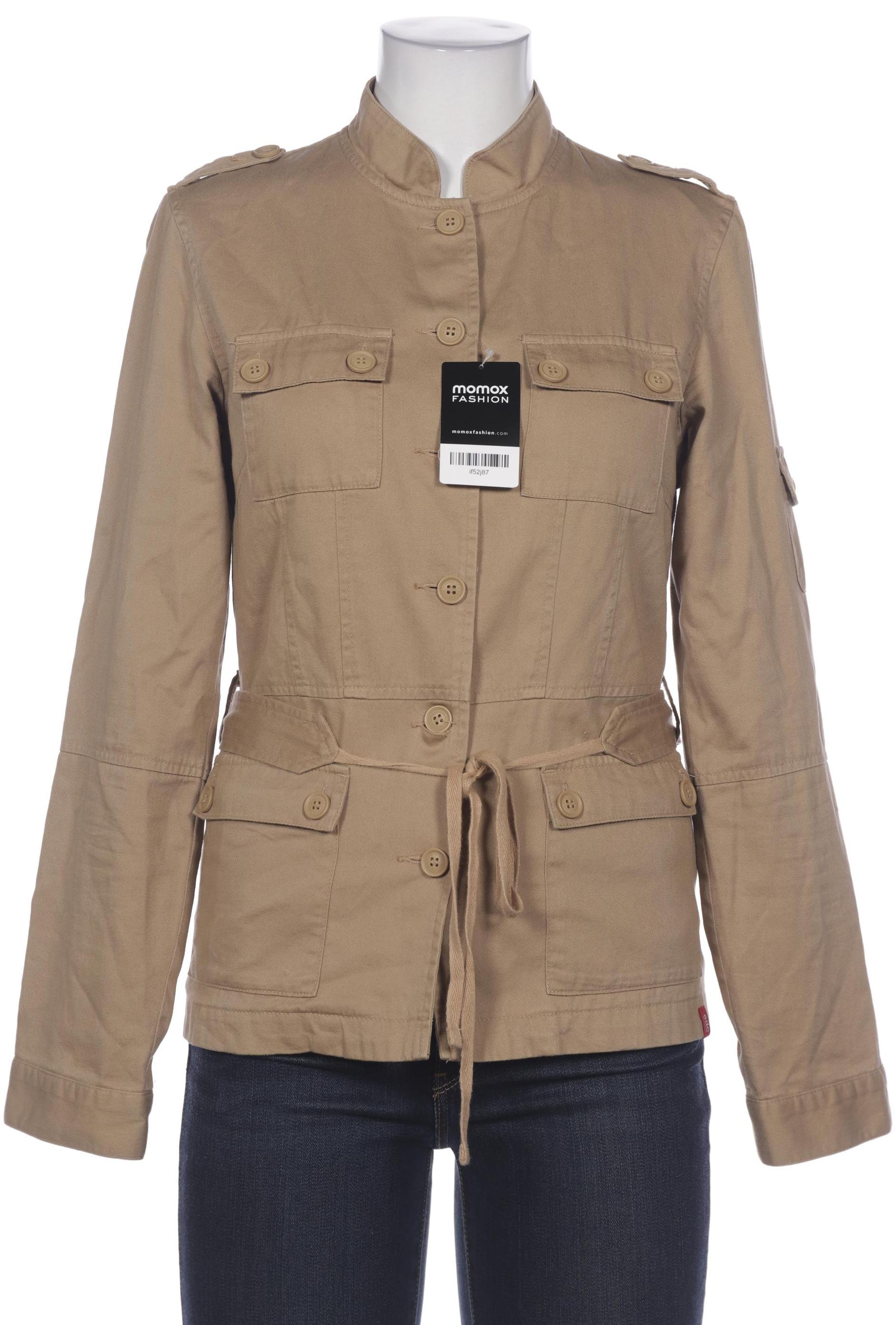 

edc by Esprit Damen Jacke, beige, Gr. 38
