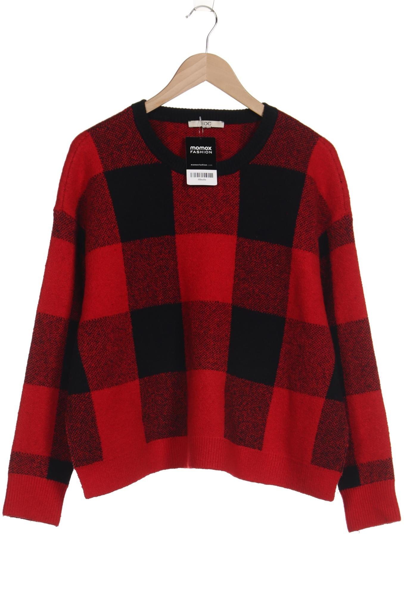 

edc by Esprit Damen Pullover, rot, Gr. 42