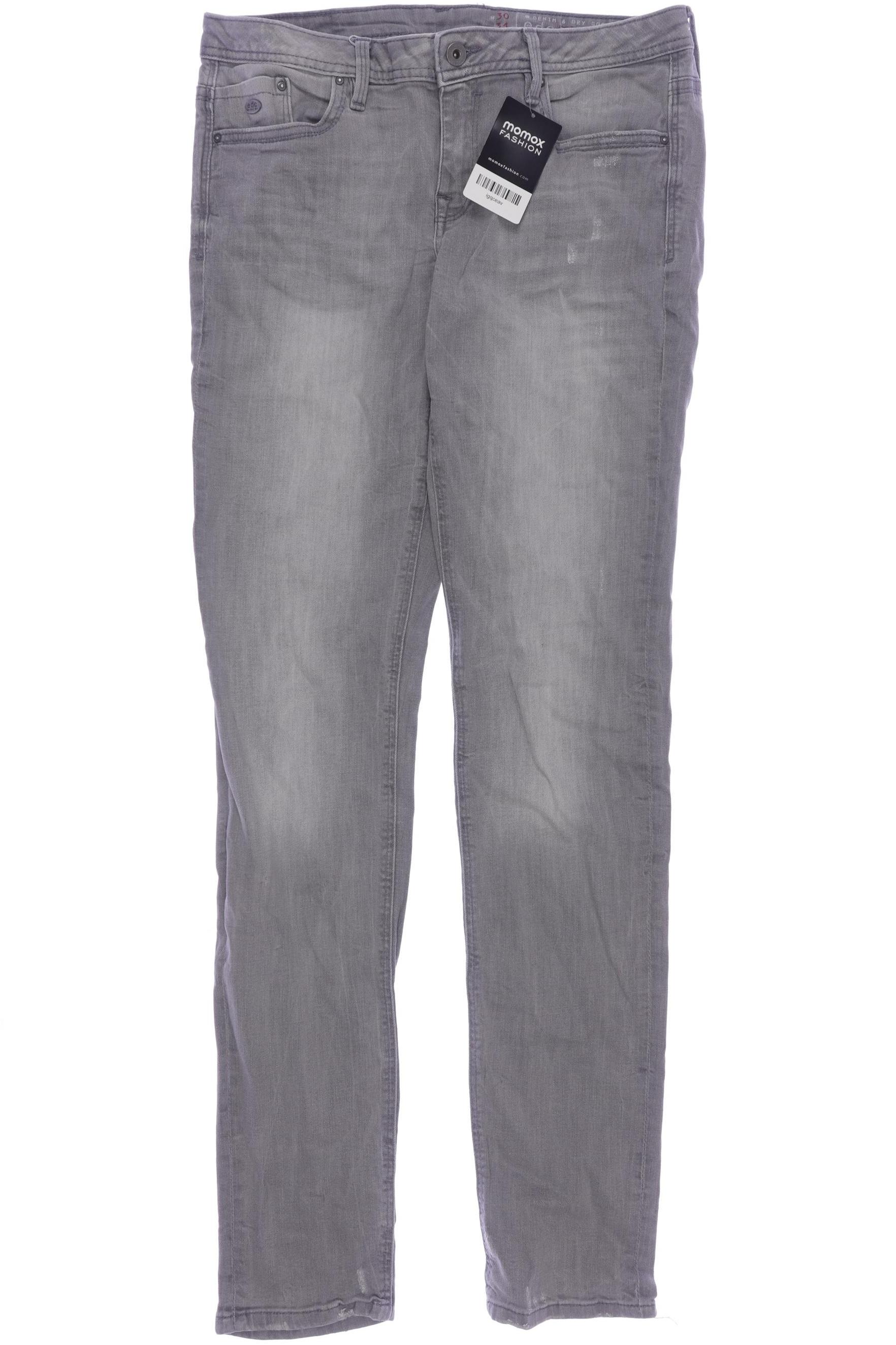 

edc by Esprit Damen Jeans, grau, Gr. 30
