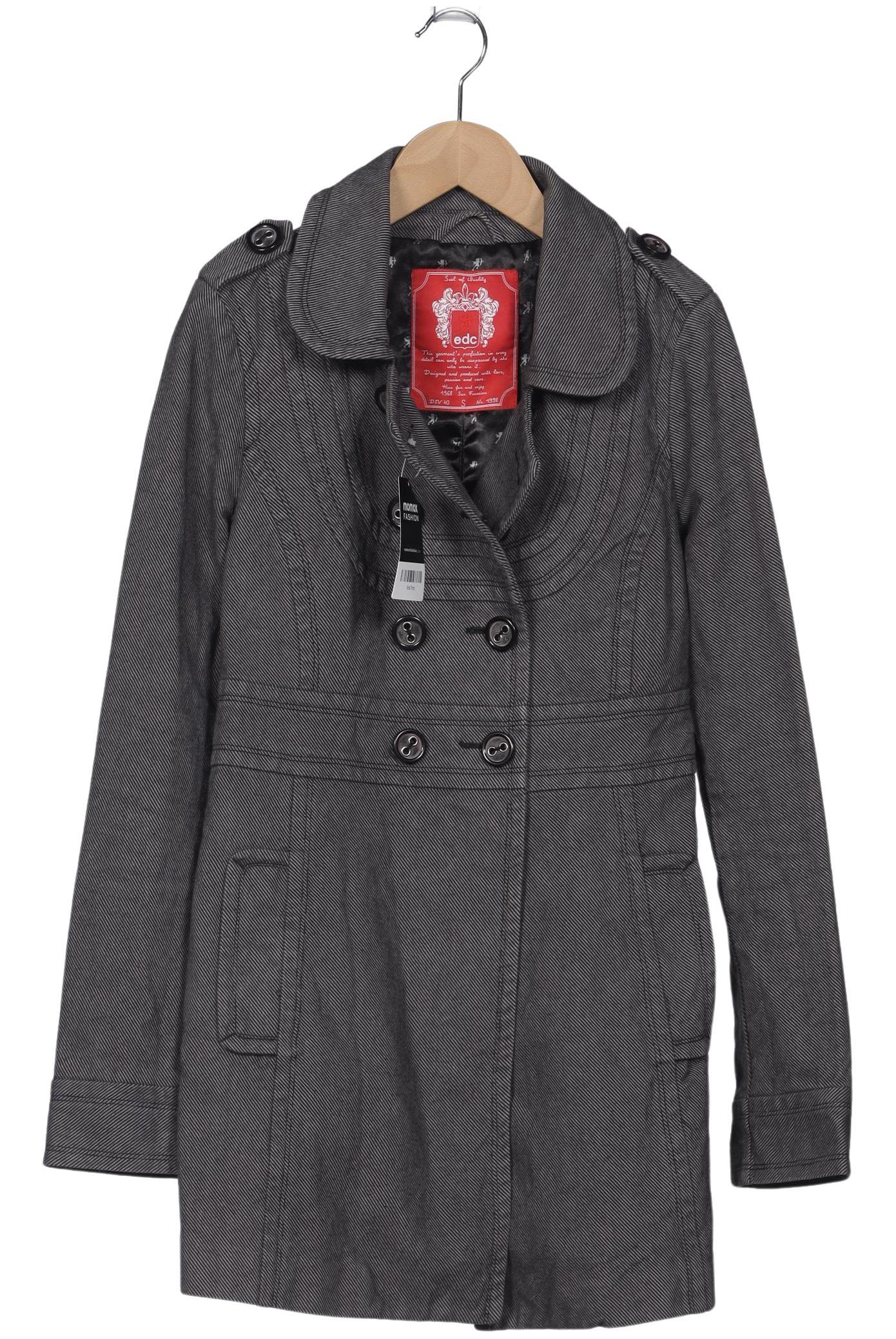 

edc by Esprit Damen Mantel, grau, Gr. 36