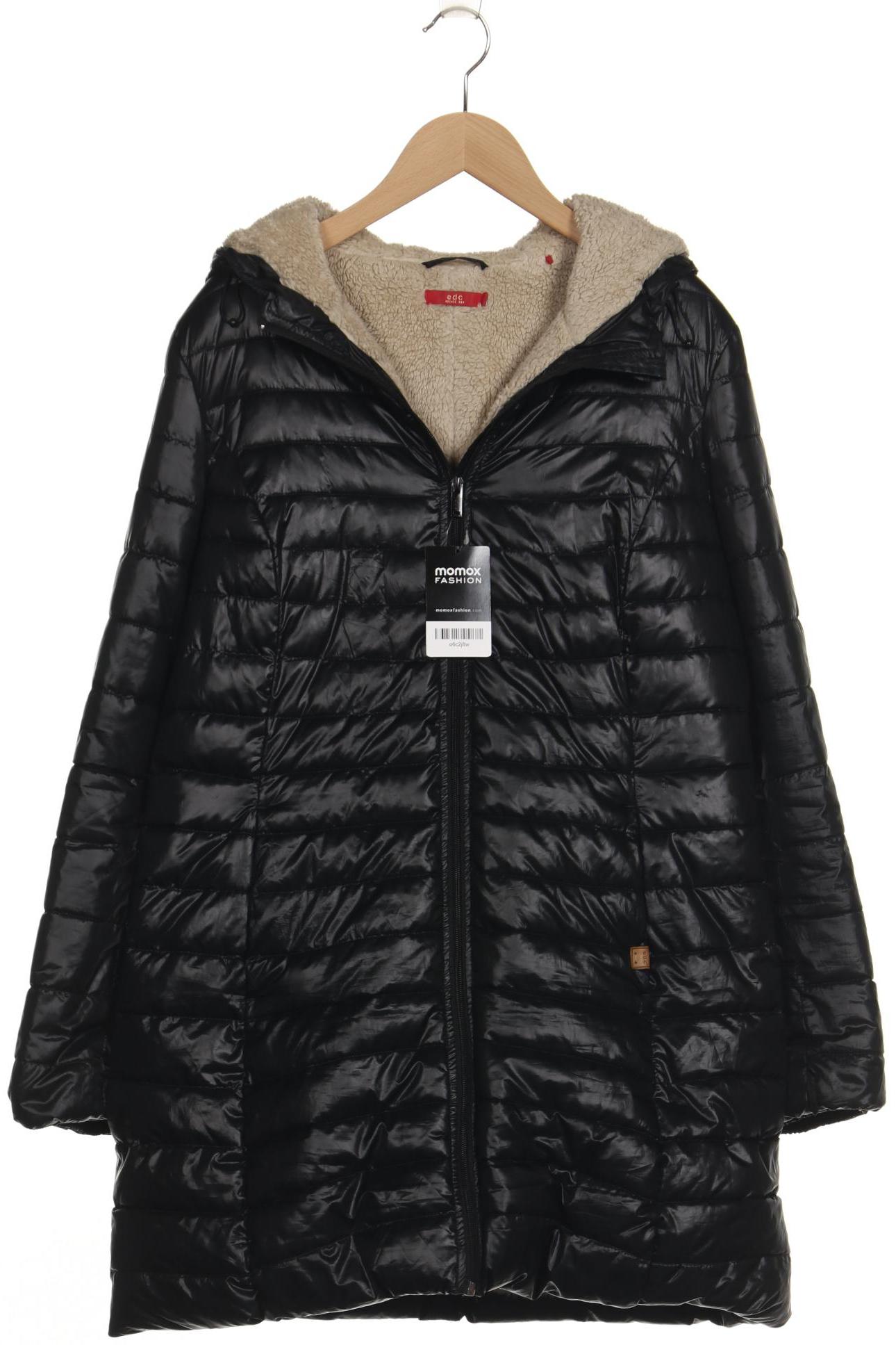 

edc by Esprit Damen Mantel, schwarz, Gr. 42