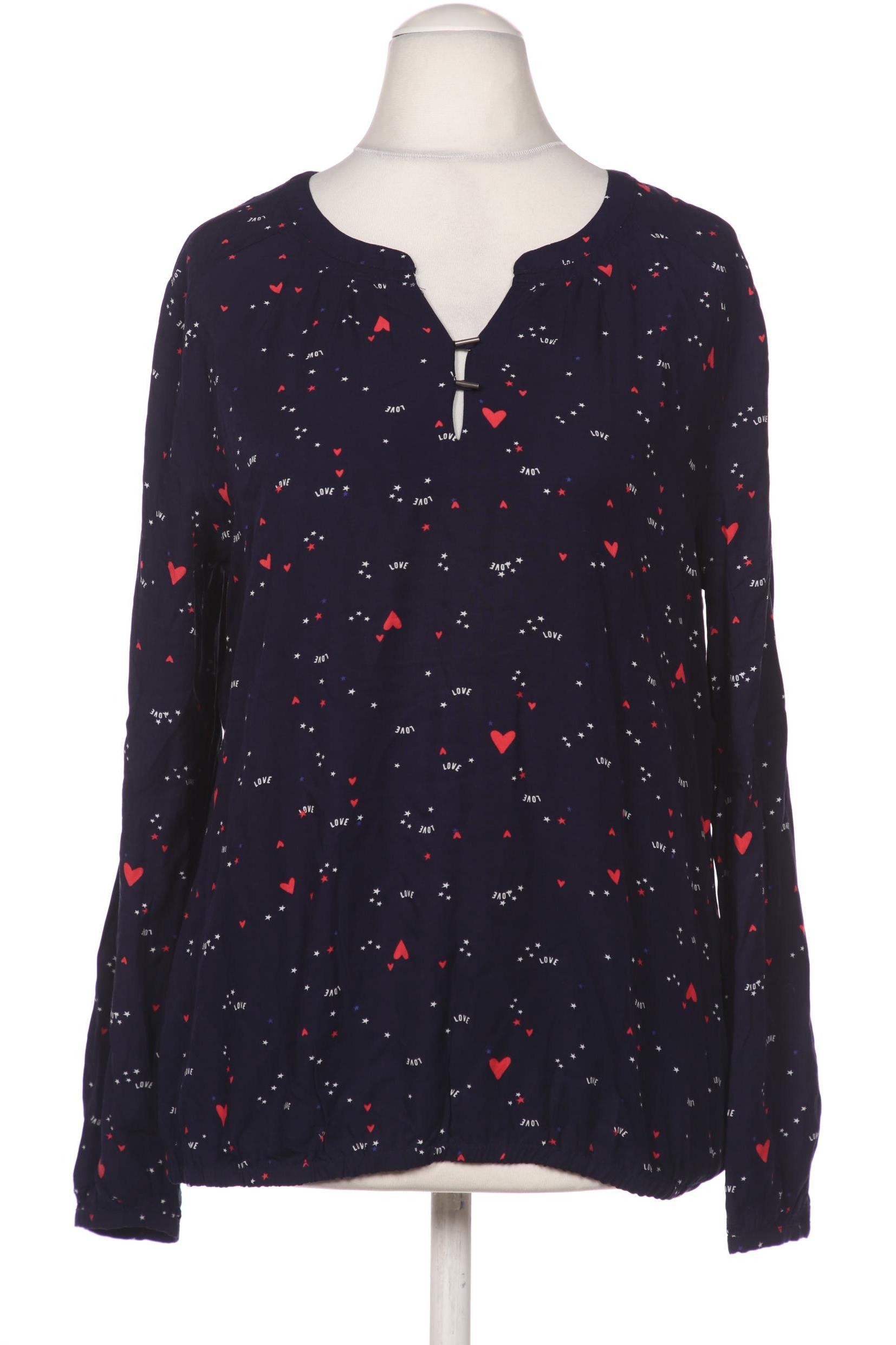 

edc by Esprit Damen Bluse, marineblau, Gr. 38